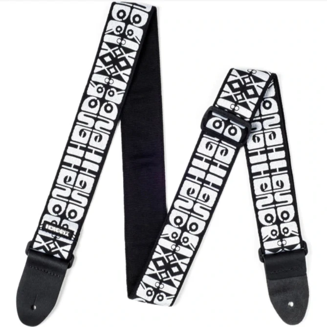 Dunlop JH05 Jimi Hendrix Strap - Logo B/W - Image 2