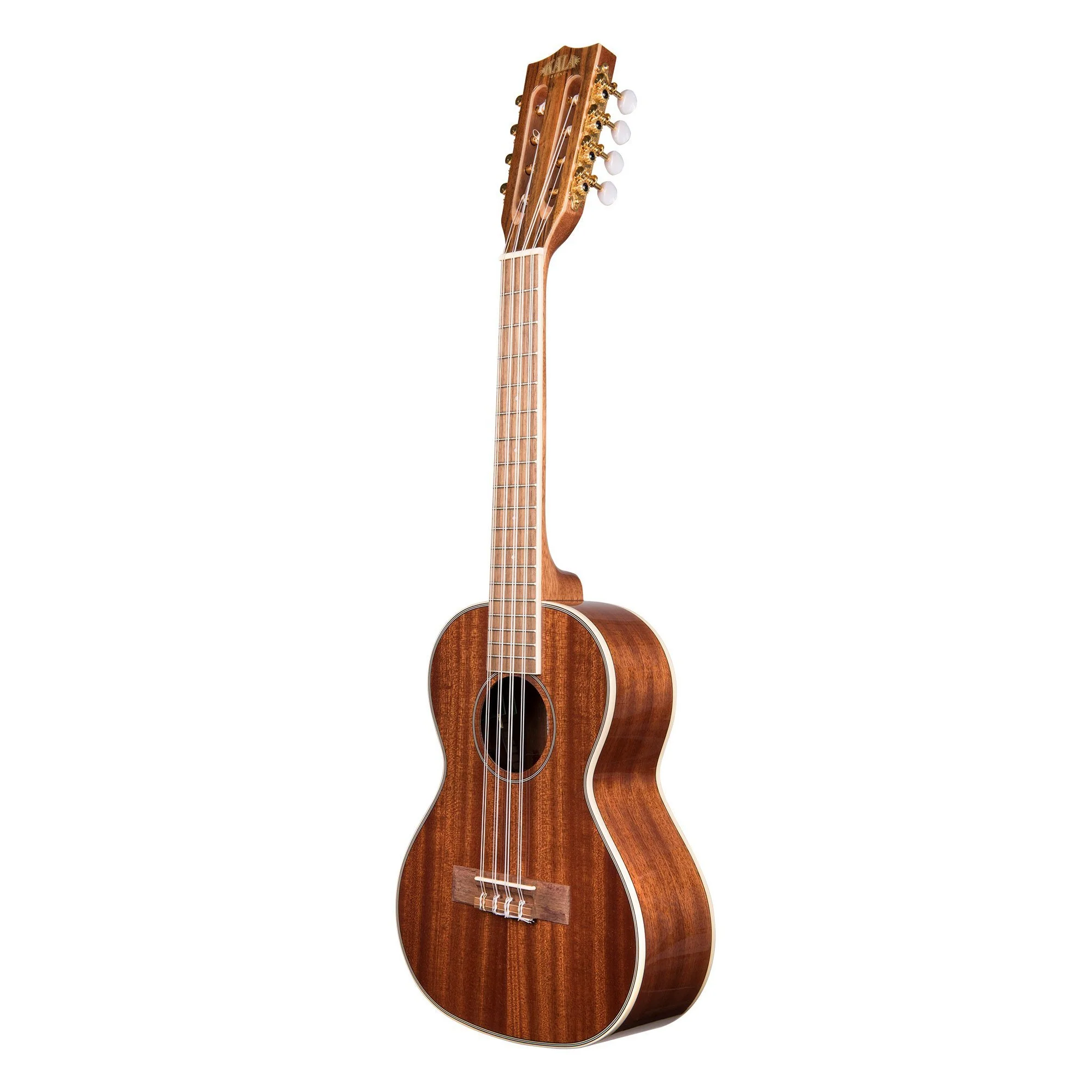 Kala KA-8E 8-String Tenor Mahogany Ukulele, Electronics - Image 4
