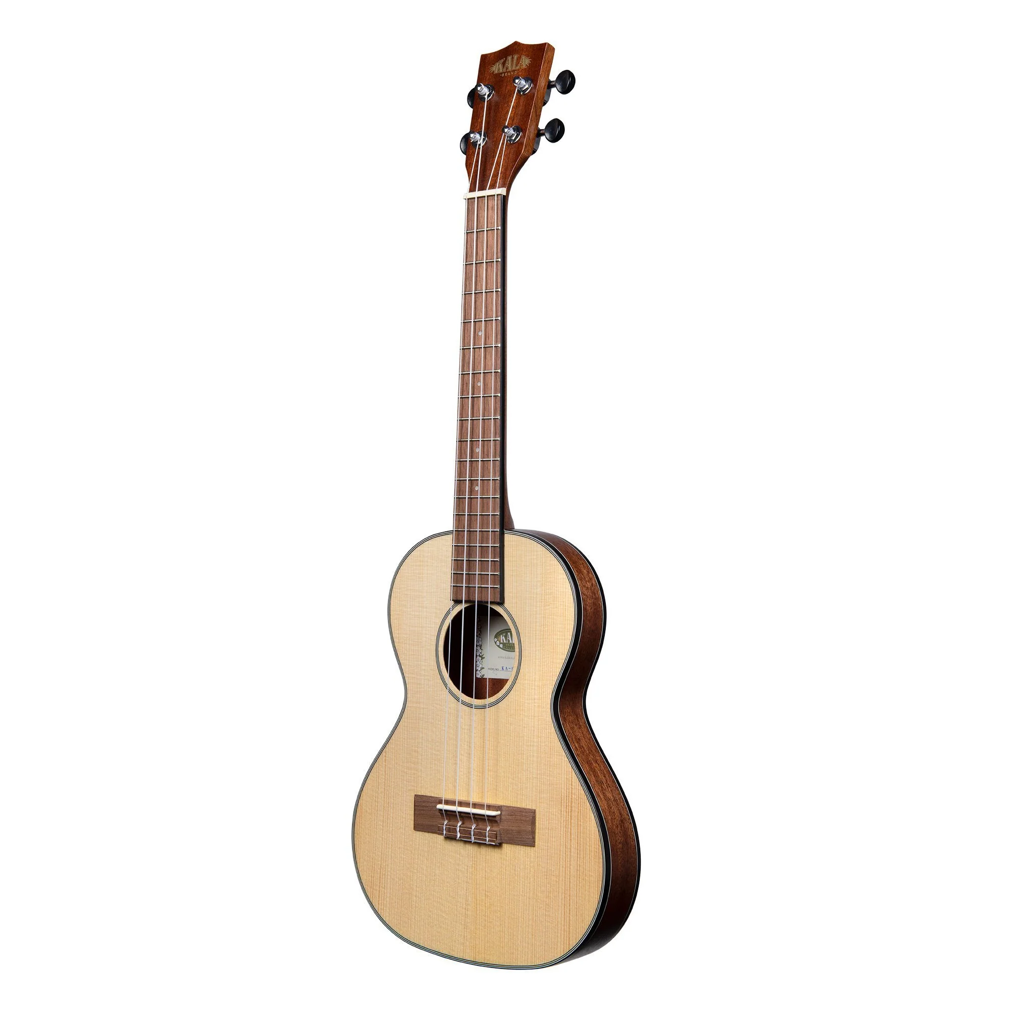 Kala KA-SSTU-T Travel Tenor Solid Spruce Mahogany Ukulele - Image 4