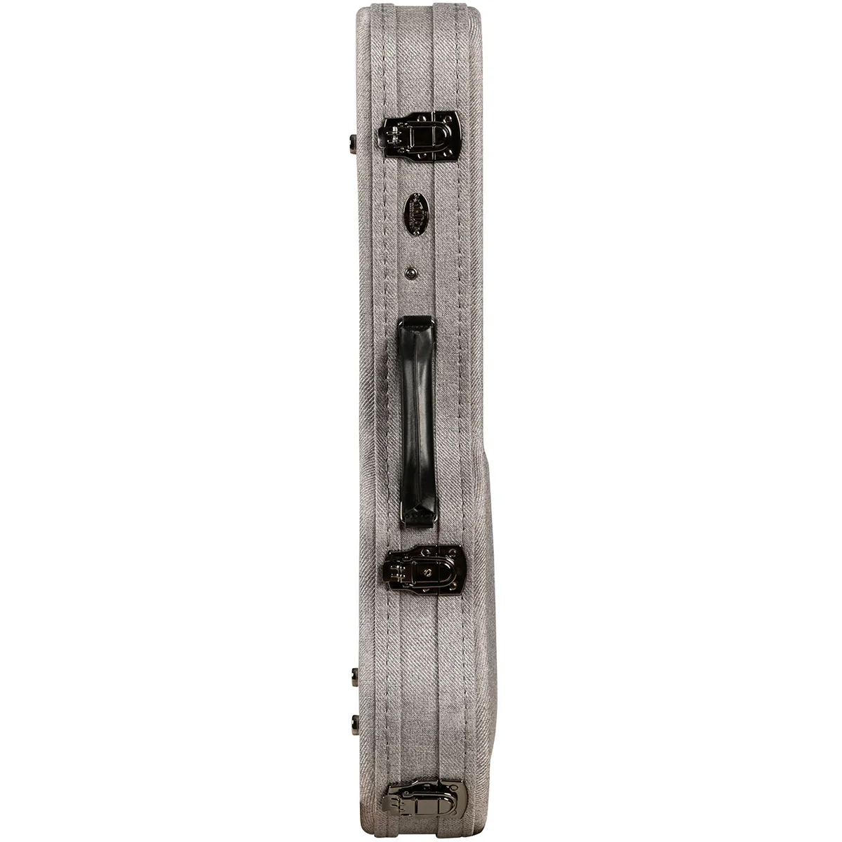 Kala GTS-AT Soprano Archtop Ukulele Hardcase, Grey Tweed - Image 3