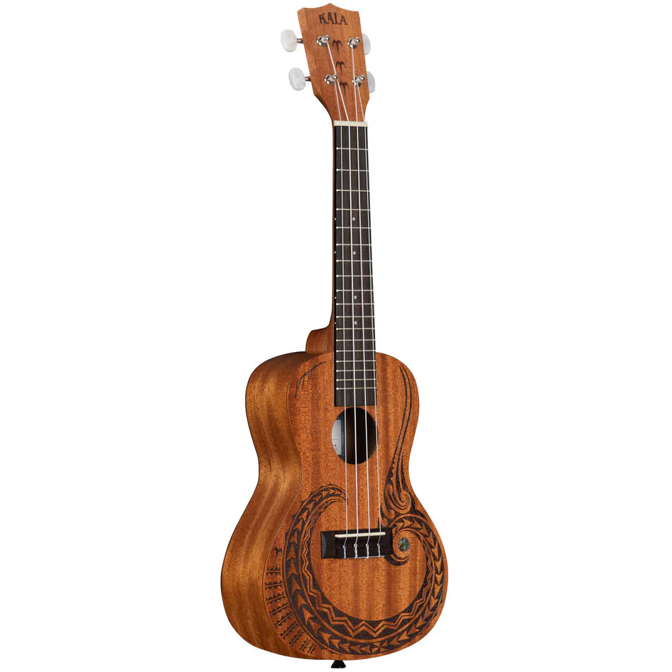 Kala KA-COURAGE-C Concert Mahogany Ukulele, "Courage" Design - Image 3