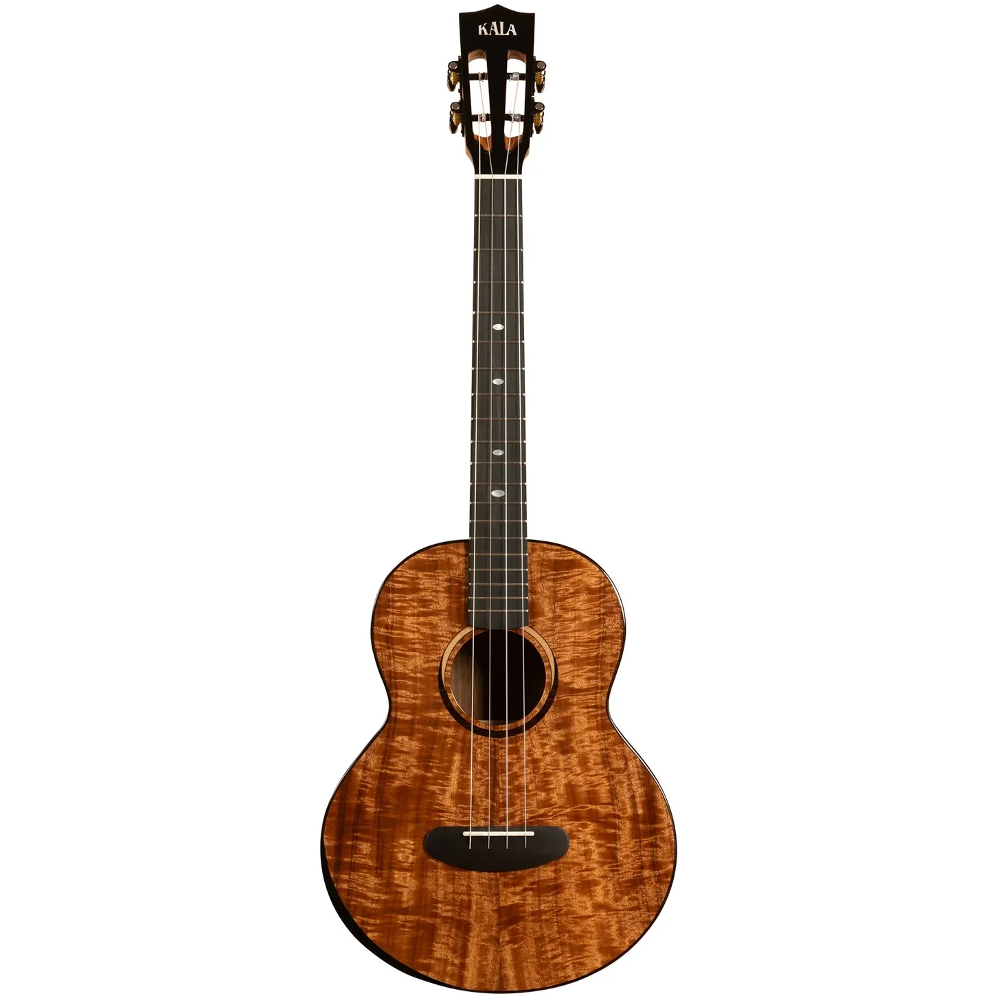 KALA KA-CT-SA-BG Baritone Contour Series, Solid Acacia, Gloss w/ Bag