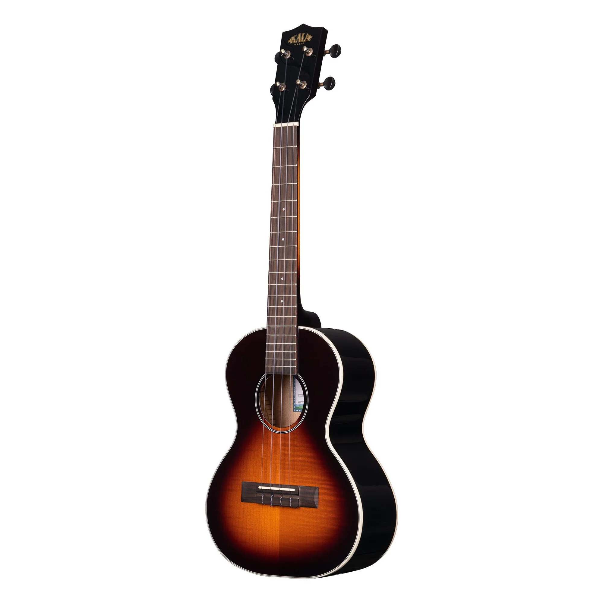 Kala KA-FMTB-T Tenor Flame Maple Tobacco Burst Ukulele - Image 3