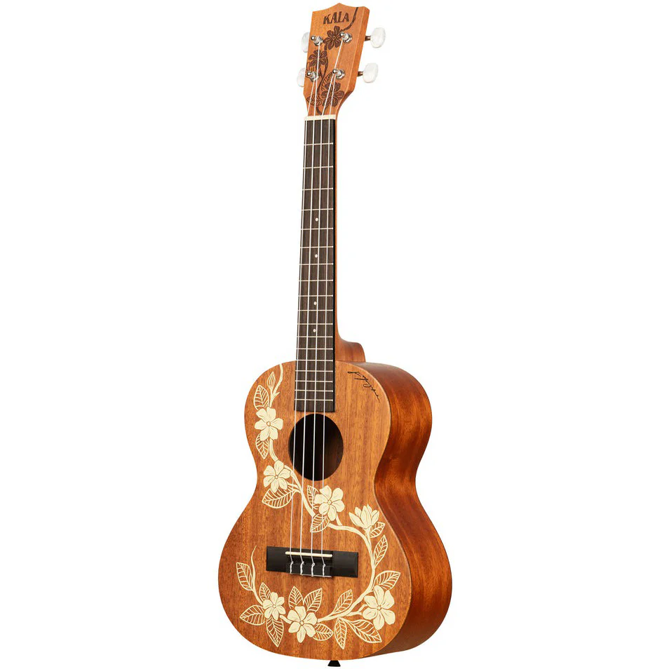 Kala KA-GARDENIA-T Tenor Mahogany Ukulele, Gardenia Design - Image 4