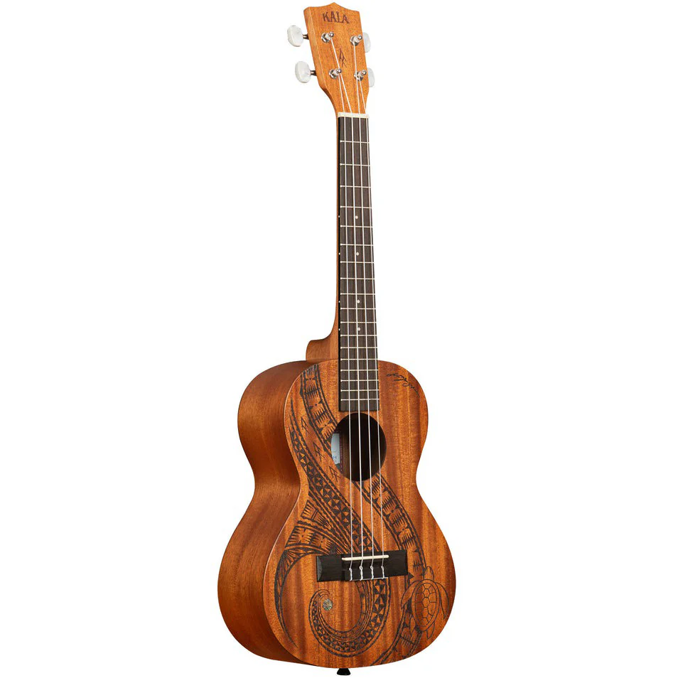 Kala KA-GUIDANCE-T Tenor Mahogany Ukulele, "Guidance" Design - Image 3
