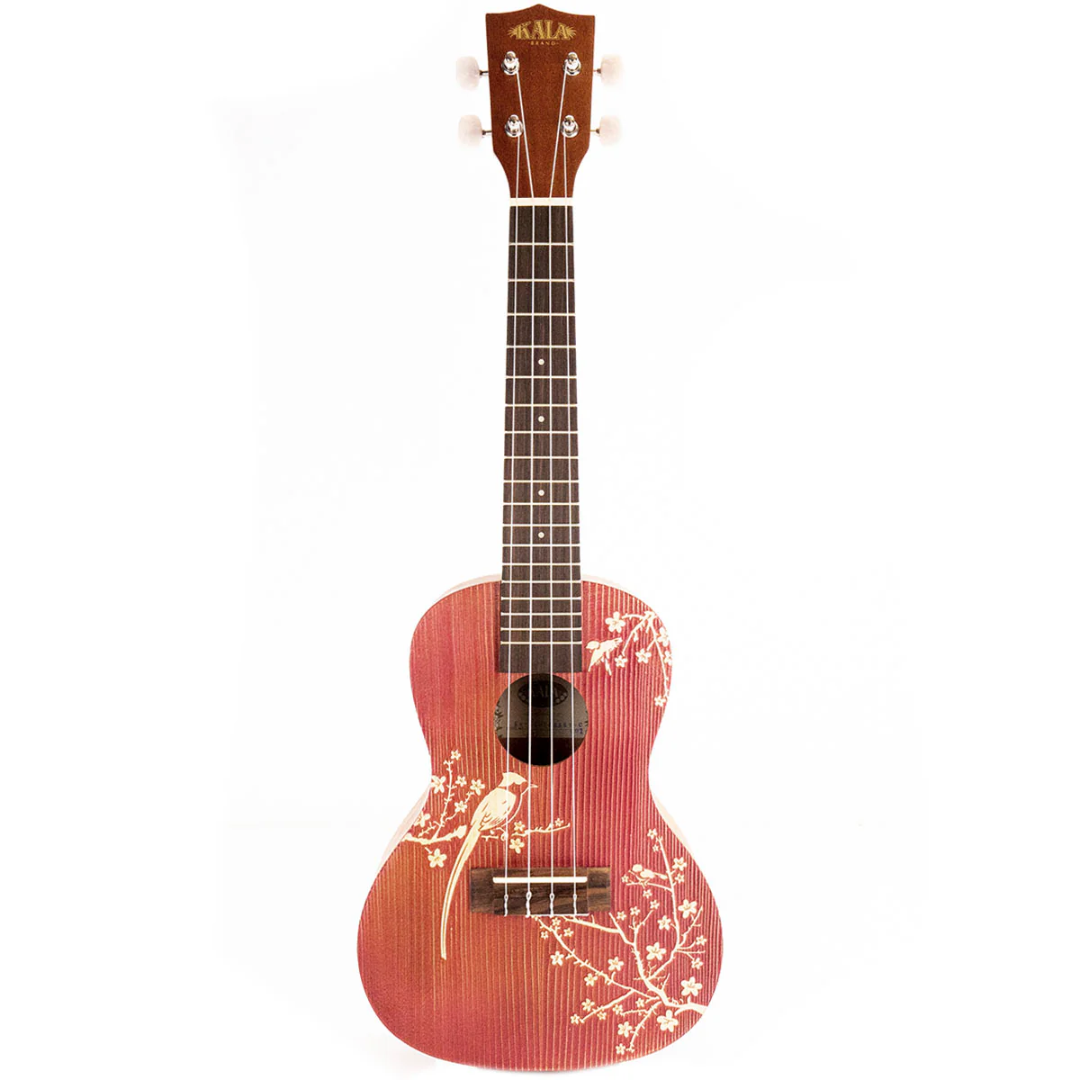 Kala KA-HI-CHERRY-C Concert Mahogany Ukulele with Cherry Blossom Design