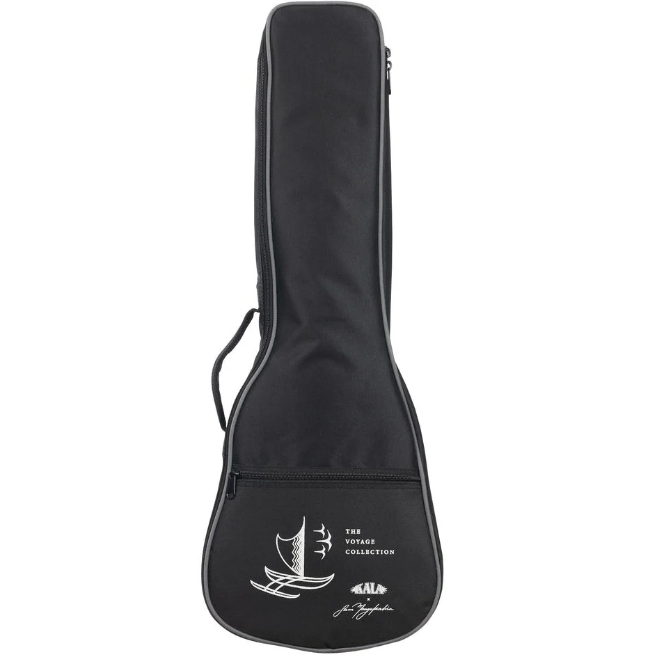 Kala KA-HIBISCUS-S Soprano Mahogany Ukulele, Hibiscus Design - Image 5
