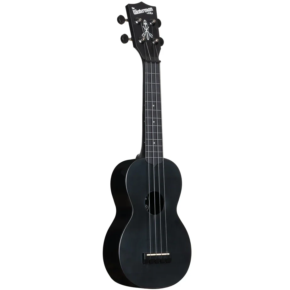 KALA KA-R-WMS-BK-S Soprano Recycled Waterman Ukulele, Black Sand - Image 2