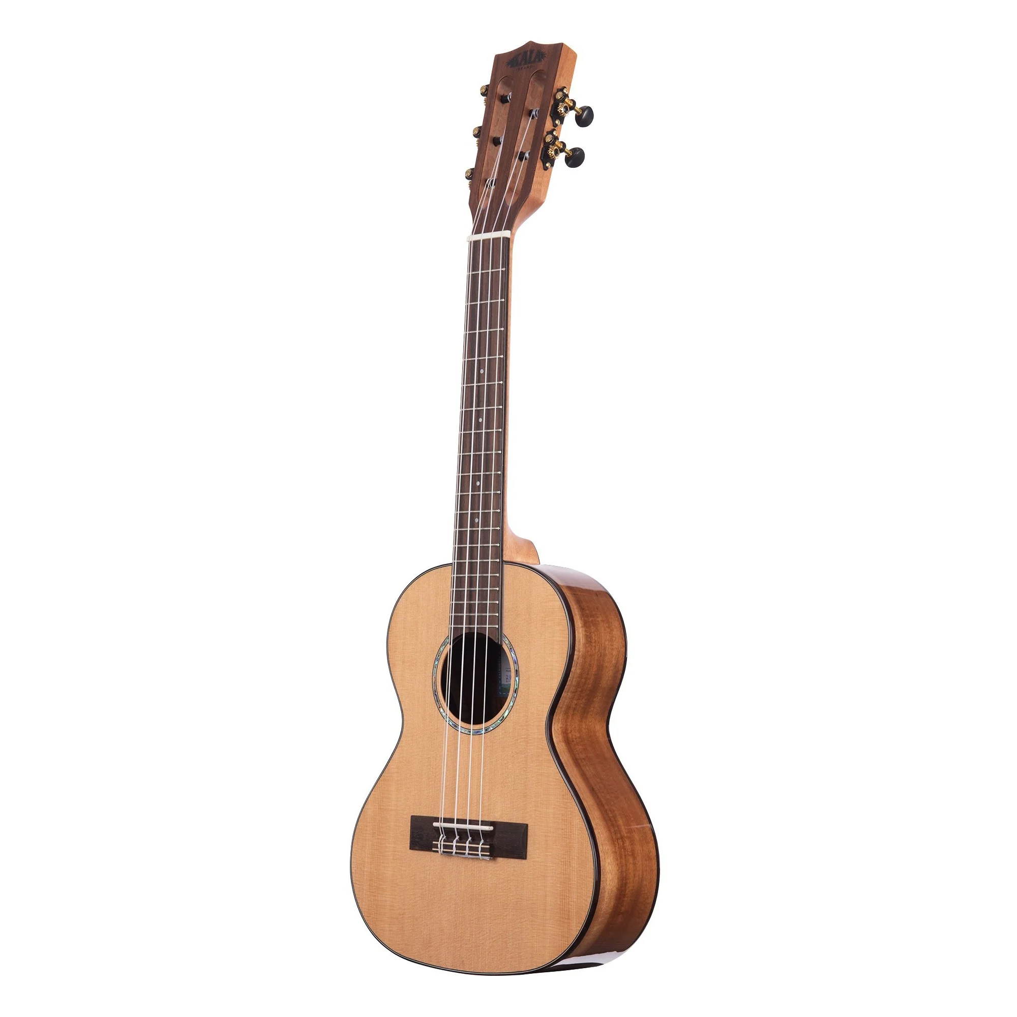 Kala KA-SCAC-T5  Tenor 5-String Solid Cedar Top Acacia Ukulele - Image 3