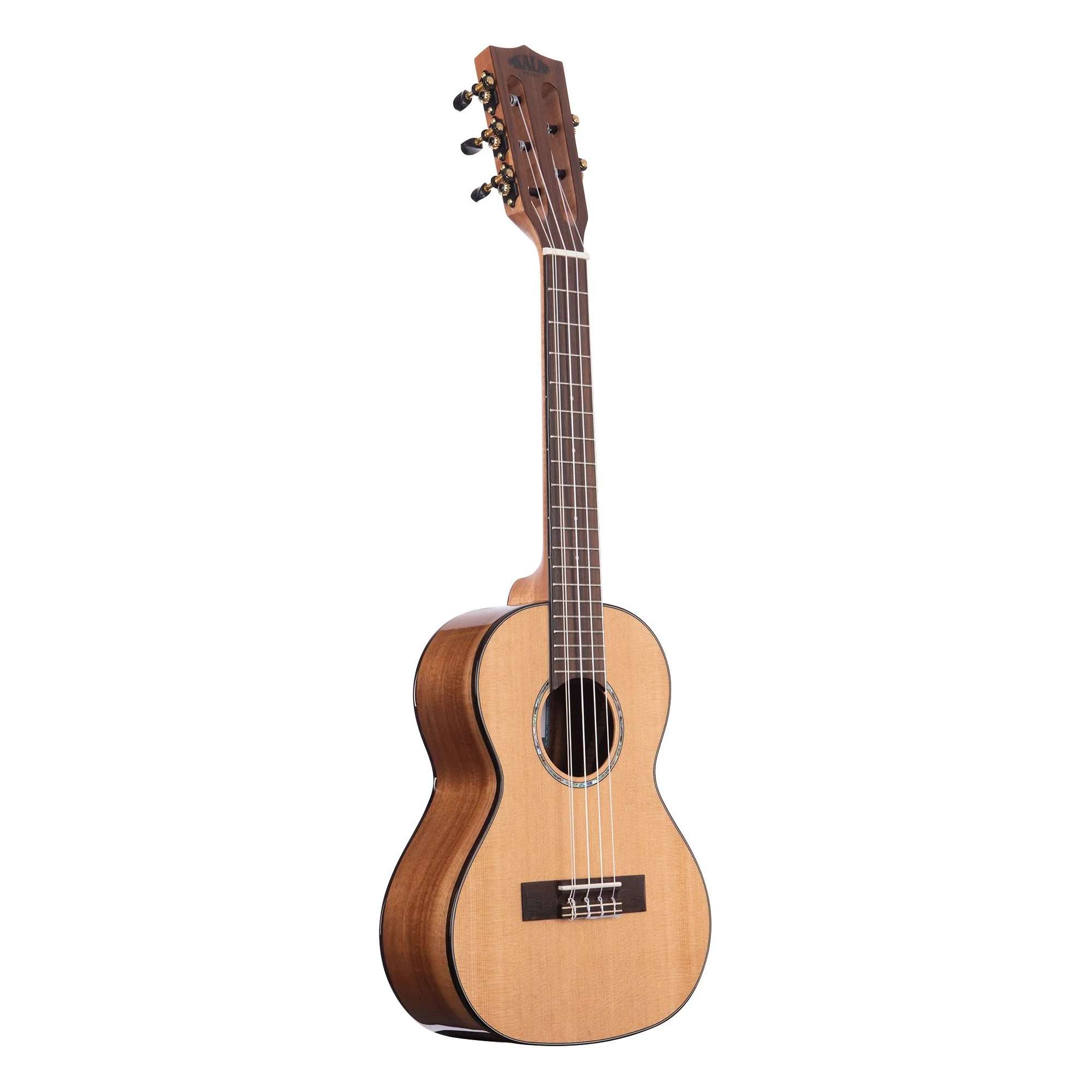 Kala KA-SCAC-T5  Tenor 5-String Solid Cedar Top Acacia Ukulele - Image 4