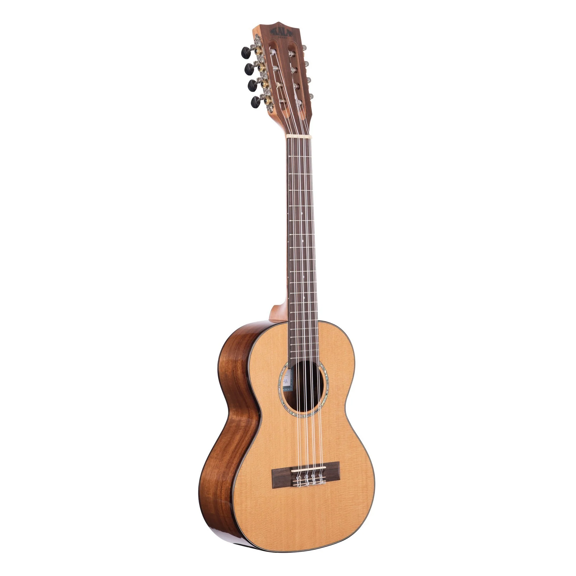 Kala KA-SCAC-T8 Tenor 8-String Solid Cedar Top Acacia Ukulele - Image 4