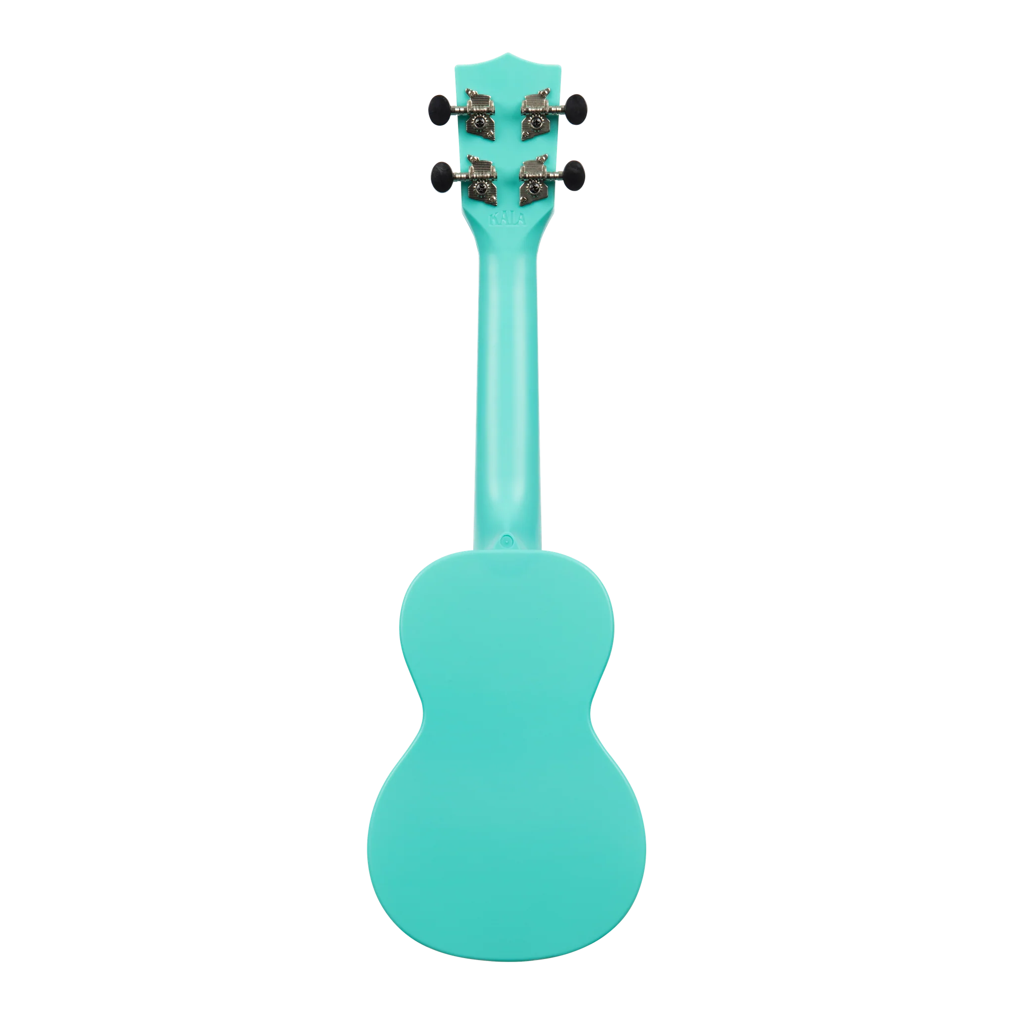 Kala KA-WMG-BL-S Soprano Waterman Ukulele, GITD Aqua Mist - Image 4