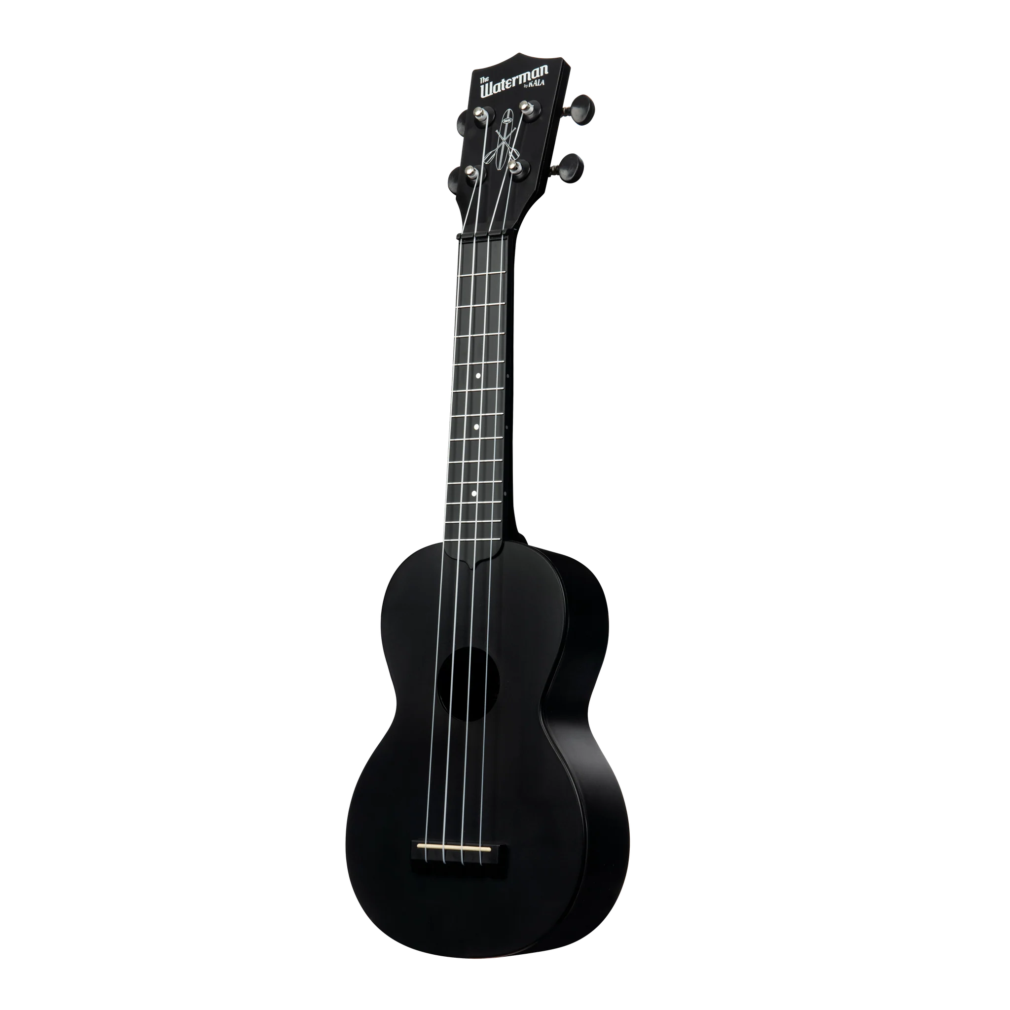 Kala KA-WMS-BK-S Soprano Waterman Ukulele, Black Sand - Image 3