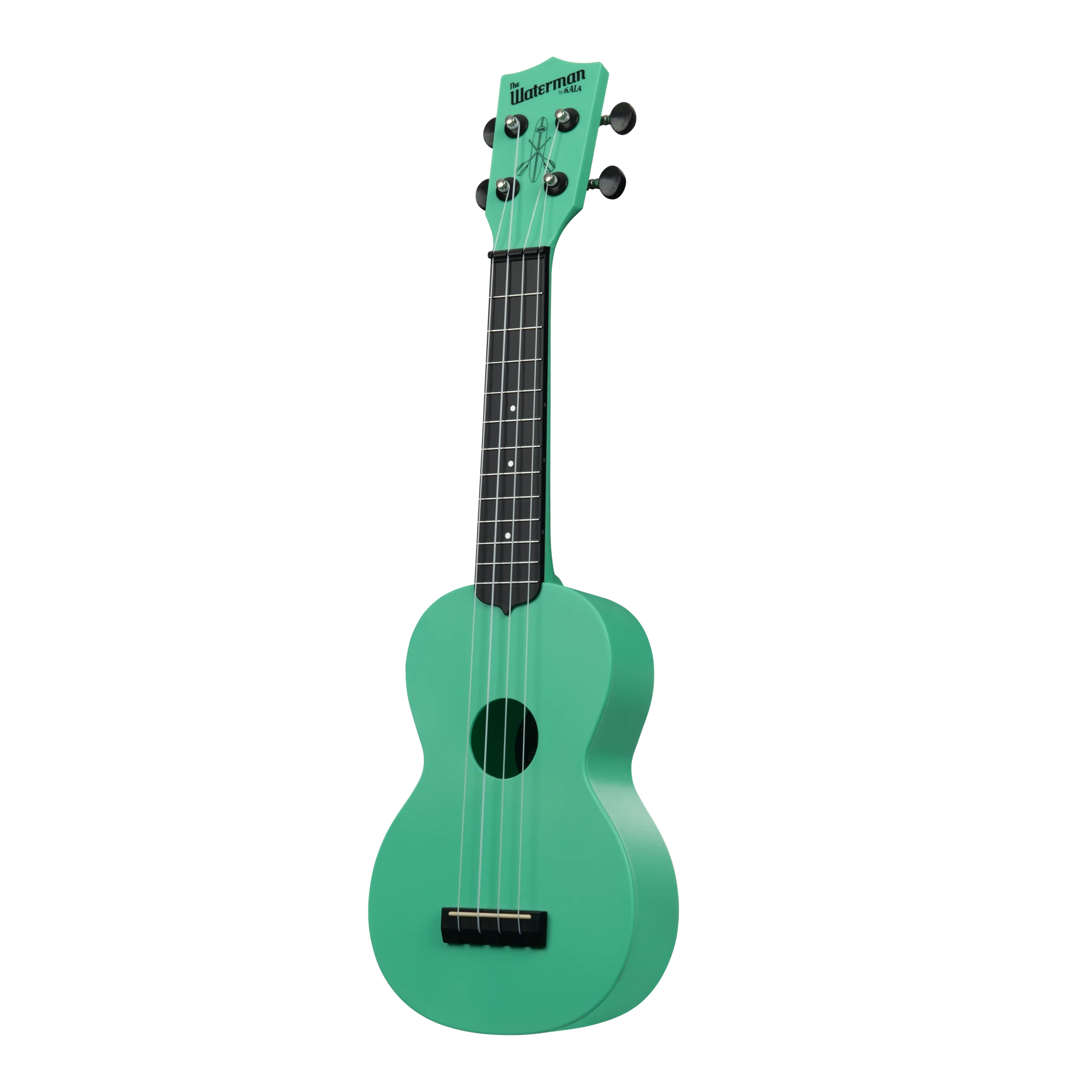 Kala KA-WMS-GN-S Soprano Waterman Ukulele, Sea Foam Green - Image 3