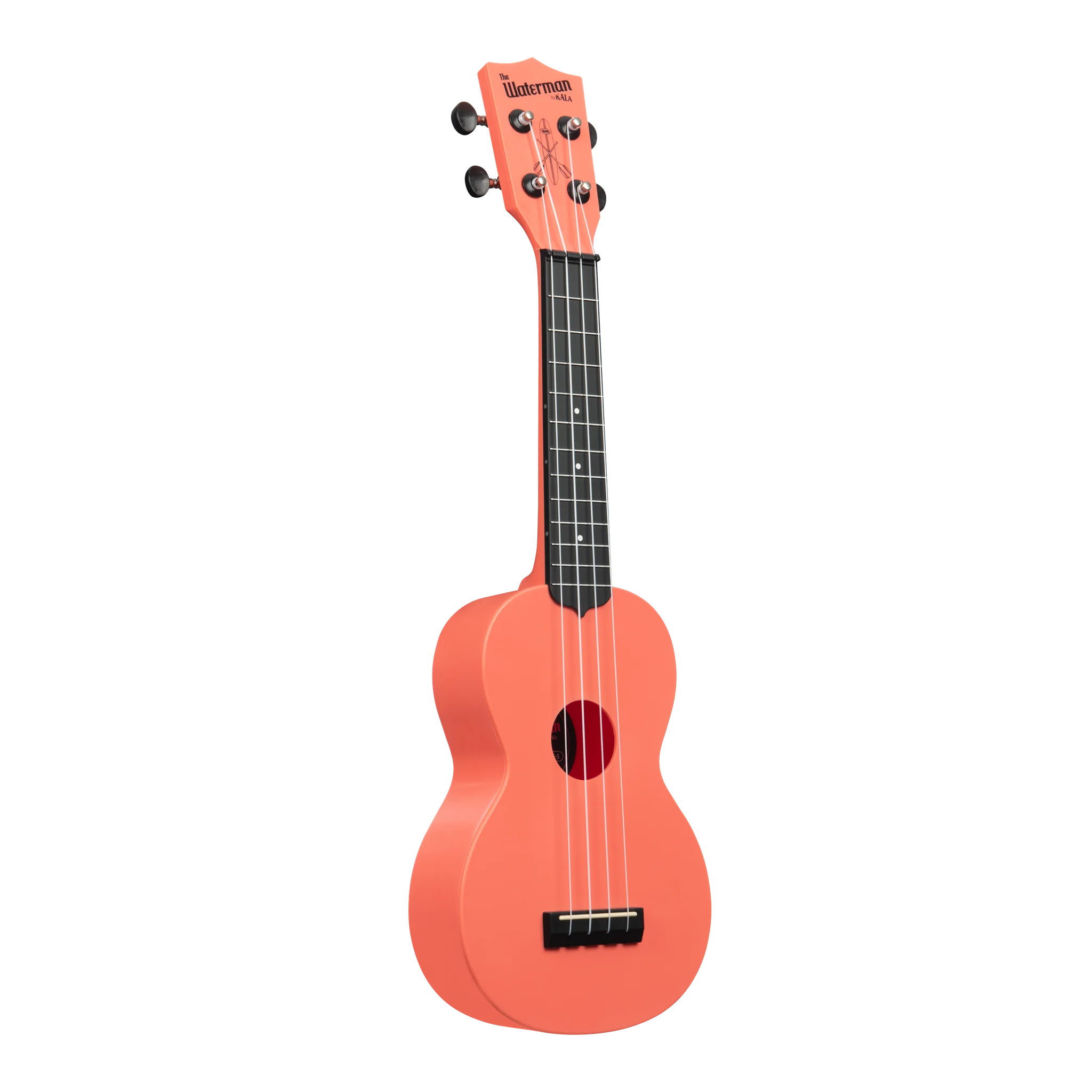 Kala KA-WMS-PK-S Soprano Waterman Ukulele, Pink Dust - Image 2