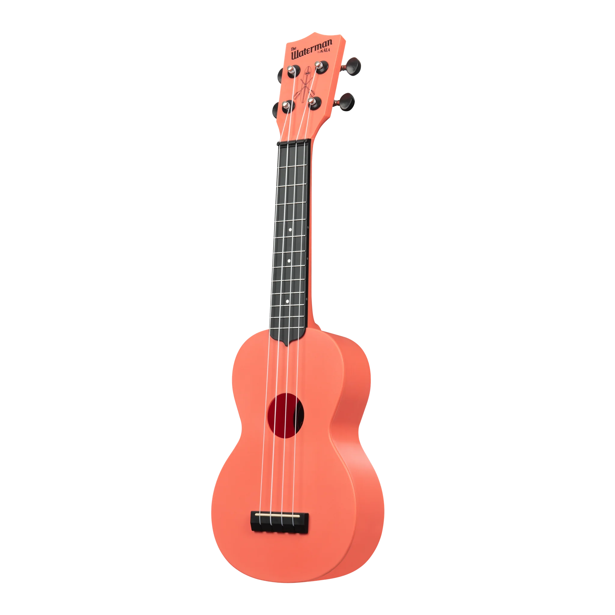 Kala KA-WMS-PK-S Soprano Waterman Ukulele, Pink Dust - Image 3