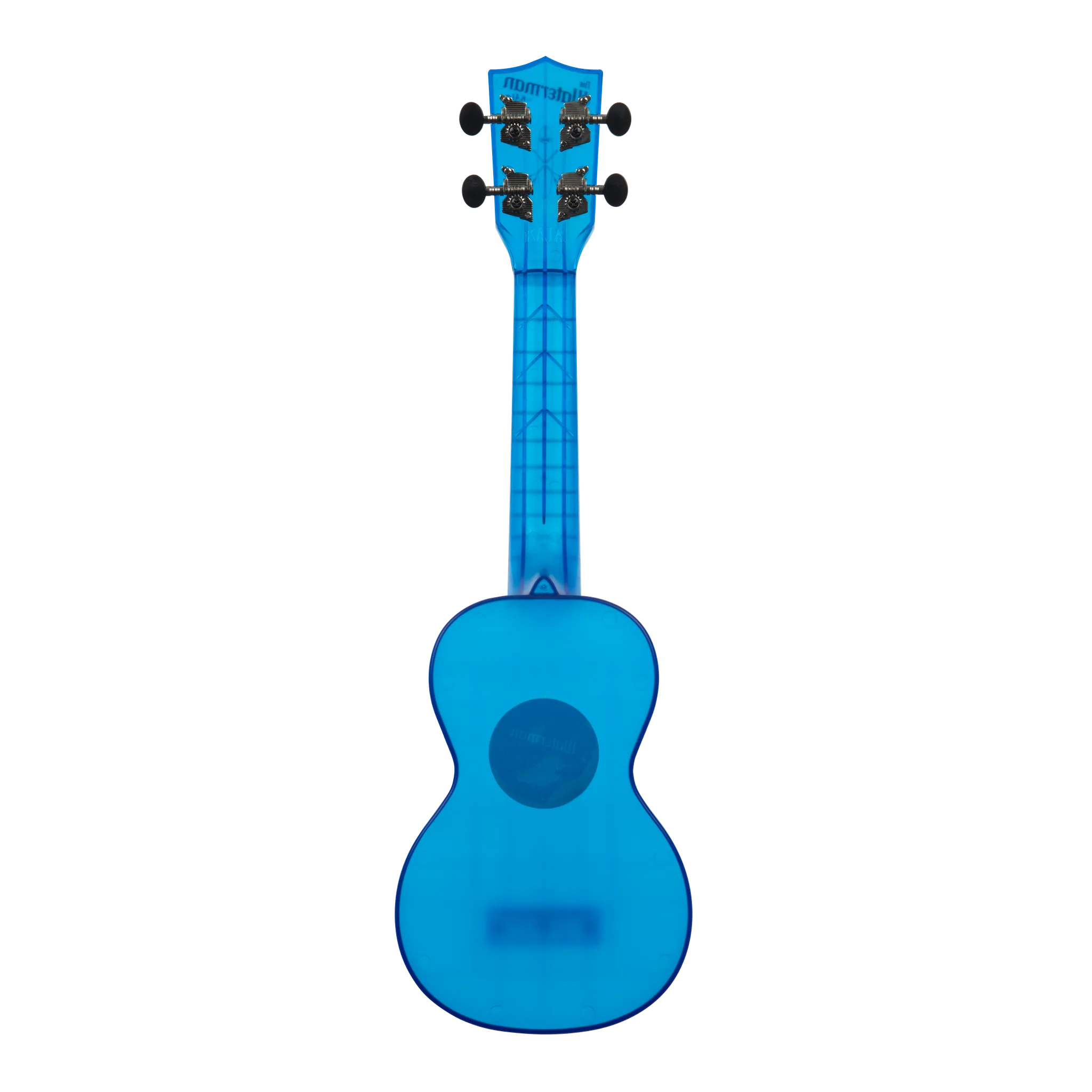 Kala KA-WMT-BL-S Soprano Waterman Ukulele, Cobalt Blue Transparent - Image 4