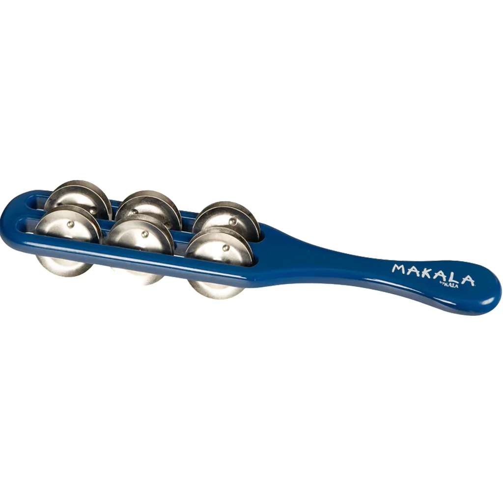 Kala MP-TAMBO-BL Makala Tambourine Stick, Blue - Image 2