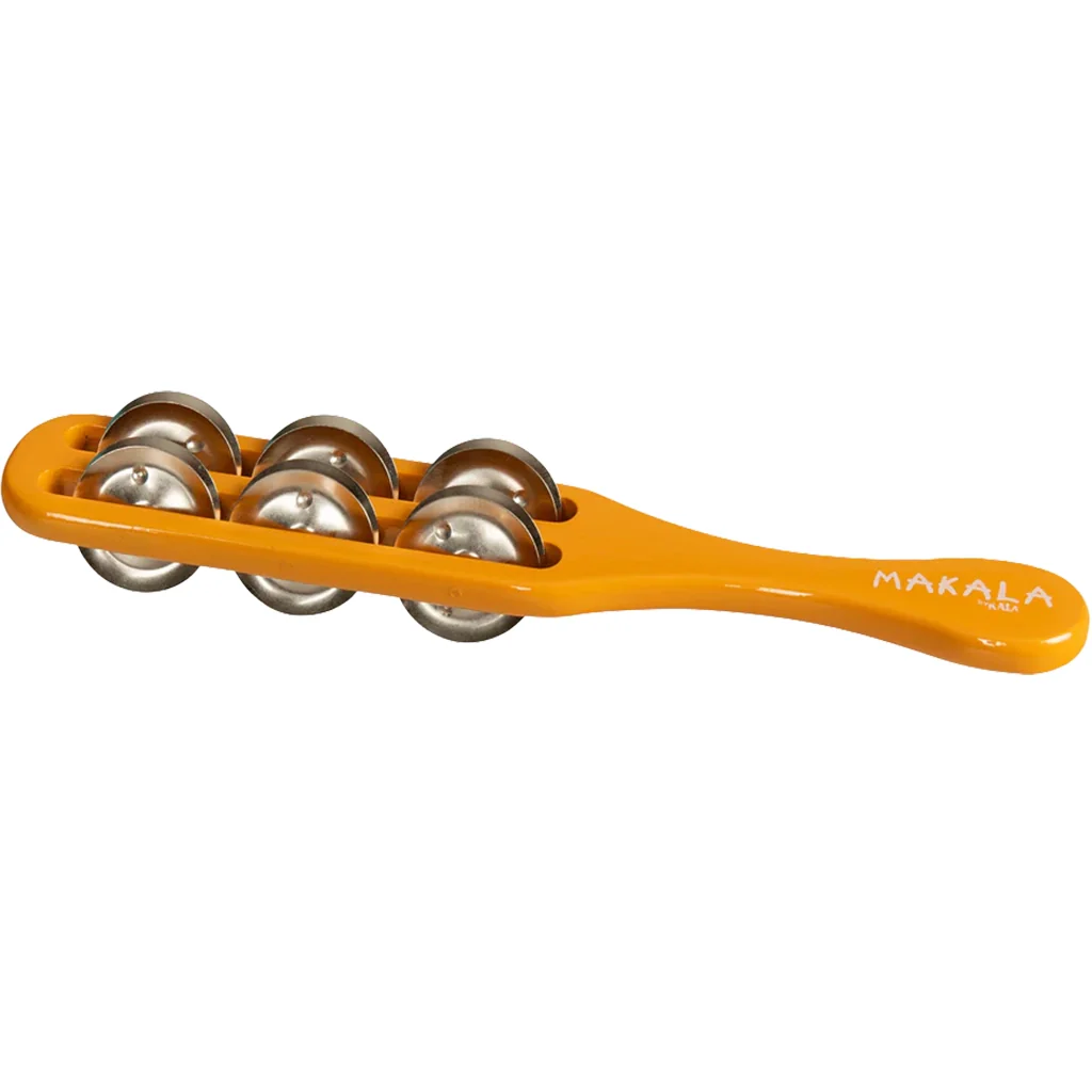 Kala MP-TAMBO-YL Makala Tambourine Stick, Yellow - Image 2