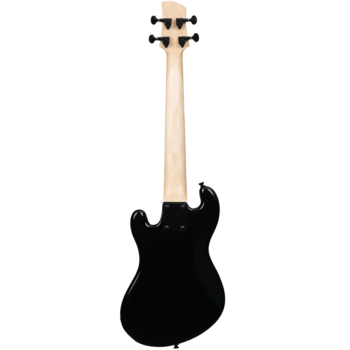 Kala UBASS-SB-BK-FS Solid Body UBASS, 4-String, Fretted, Black - Image 4