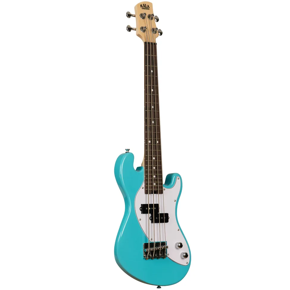 Kala UBASS-SB-BL-FS Solid Body UBASS, 4-String, Fretted, Surf Blue - Image 2