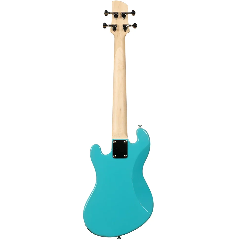 Kala UBASS-SB-BL-FS Solid Body UBASS, 4-String, Fretted, Surf Blue - Image 3