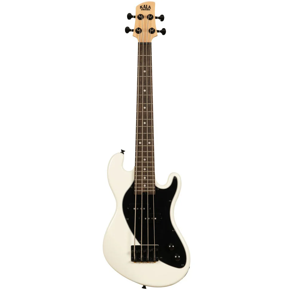 Kala UBASS-SB-CR-FS Solid Body UBASS, 4-String, Fretted, Sweet Cream