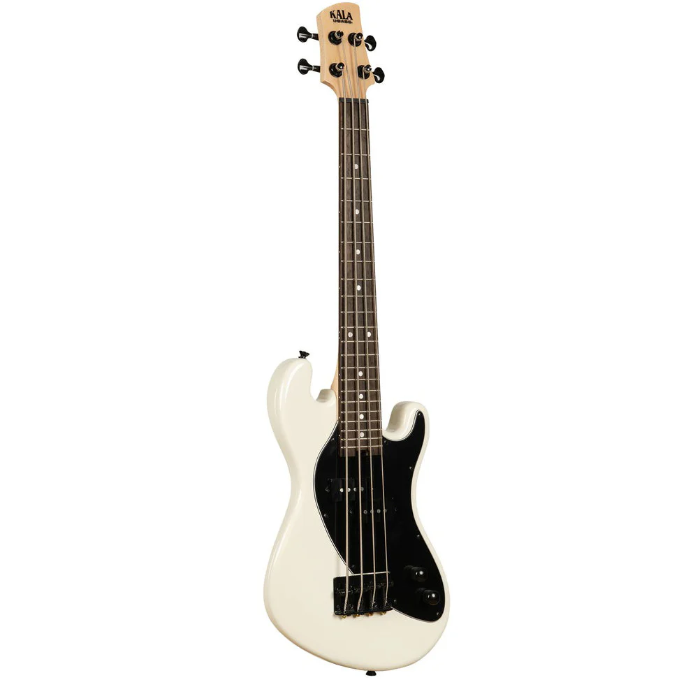 Kala UBASS-SB-CR-FS Solid Body UBASS, 4-String, Fretted, Sweet Cream - Image 2