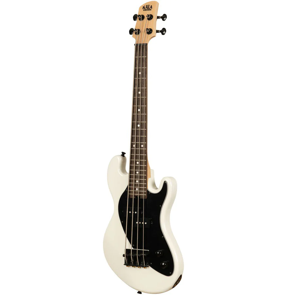 Kala UBASS-SB-CR-FS Solid Body UBASS, 4-String, Fretted, Sweet Cream - Image 3