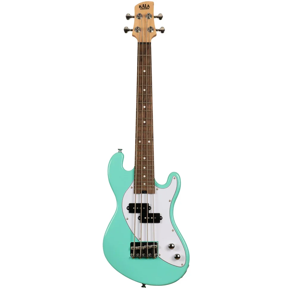 Kala UBASS-SB-GN-FS Solid Body UBASS, 4-String, Fretted, Surf Green