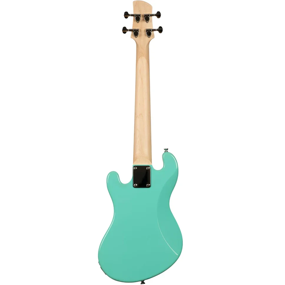 Kala UBASS-SB-GN-FS Solid Body UBASS, 4-String, Fretted, Surf Green - Image 3
