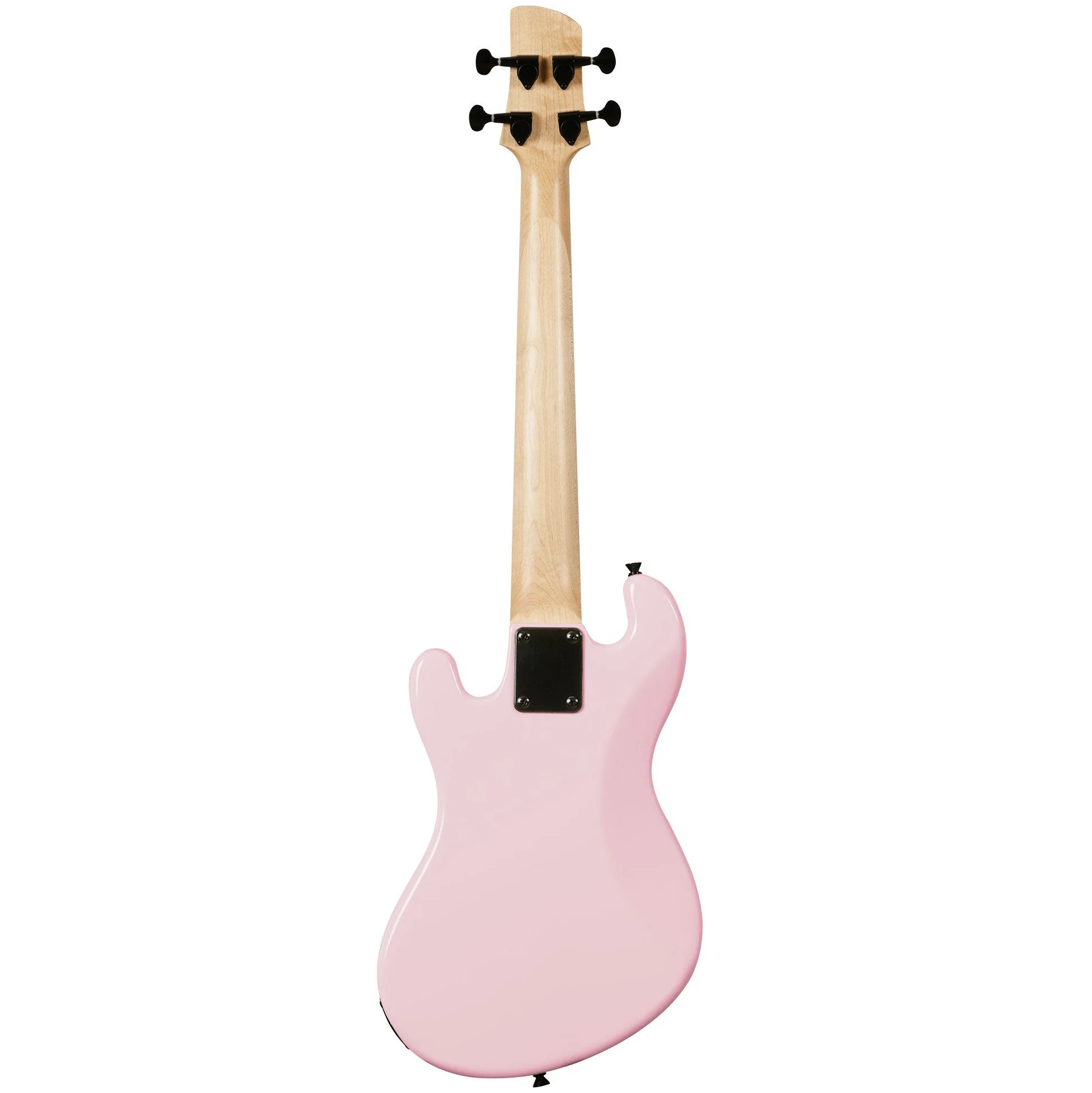 Kala UBASS-SB-LP-FS Solid Body UBASS, 4-String, Fretted, Pale Pink - Image 2