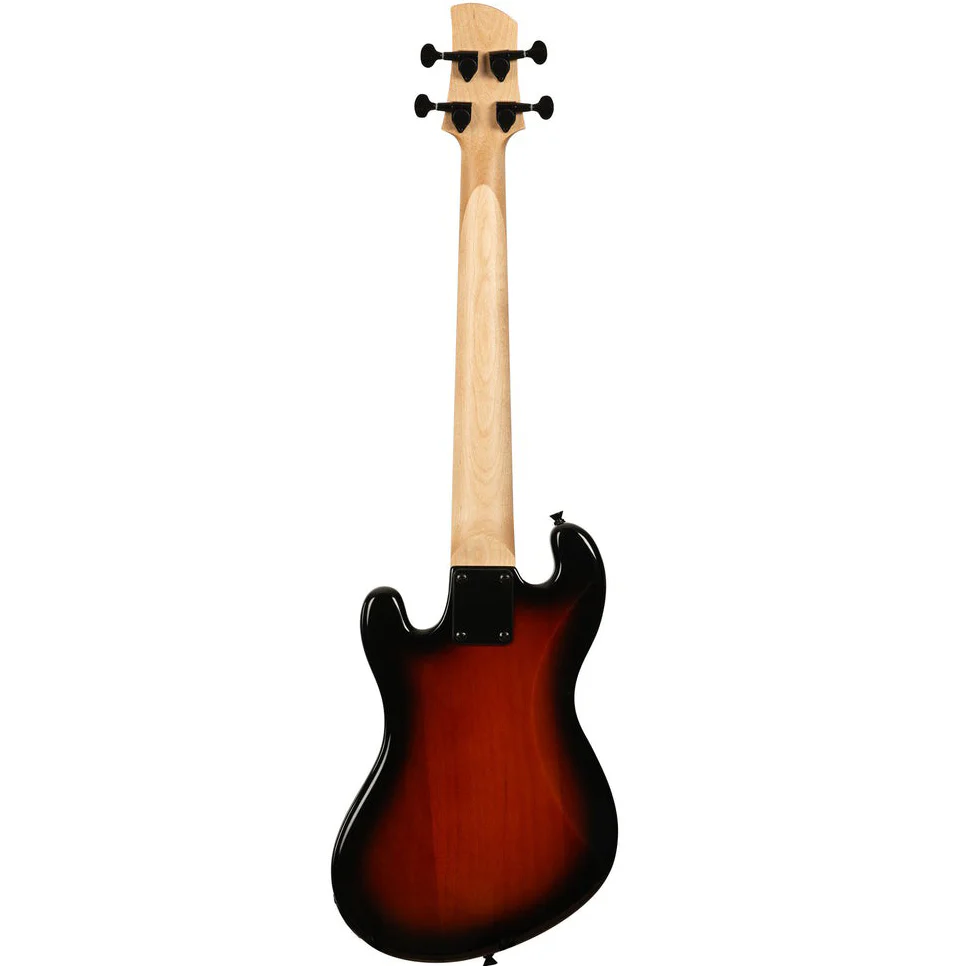 Kala UBASS-SB-TB-FL Solid Body UBASS, 4-String, Fretless, Tobacco Burst - Image 2