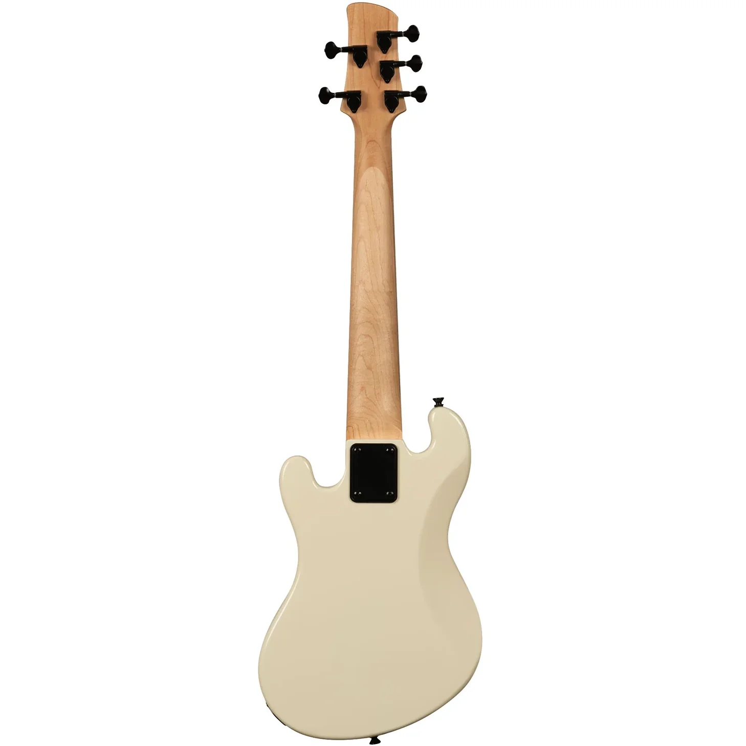 Kala UBASS-SB5-CR-FS Solid Body UBASS, 5-String, Fretted, Sweet Cream - Image 2