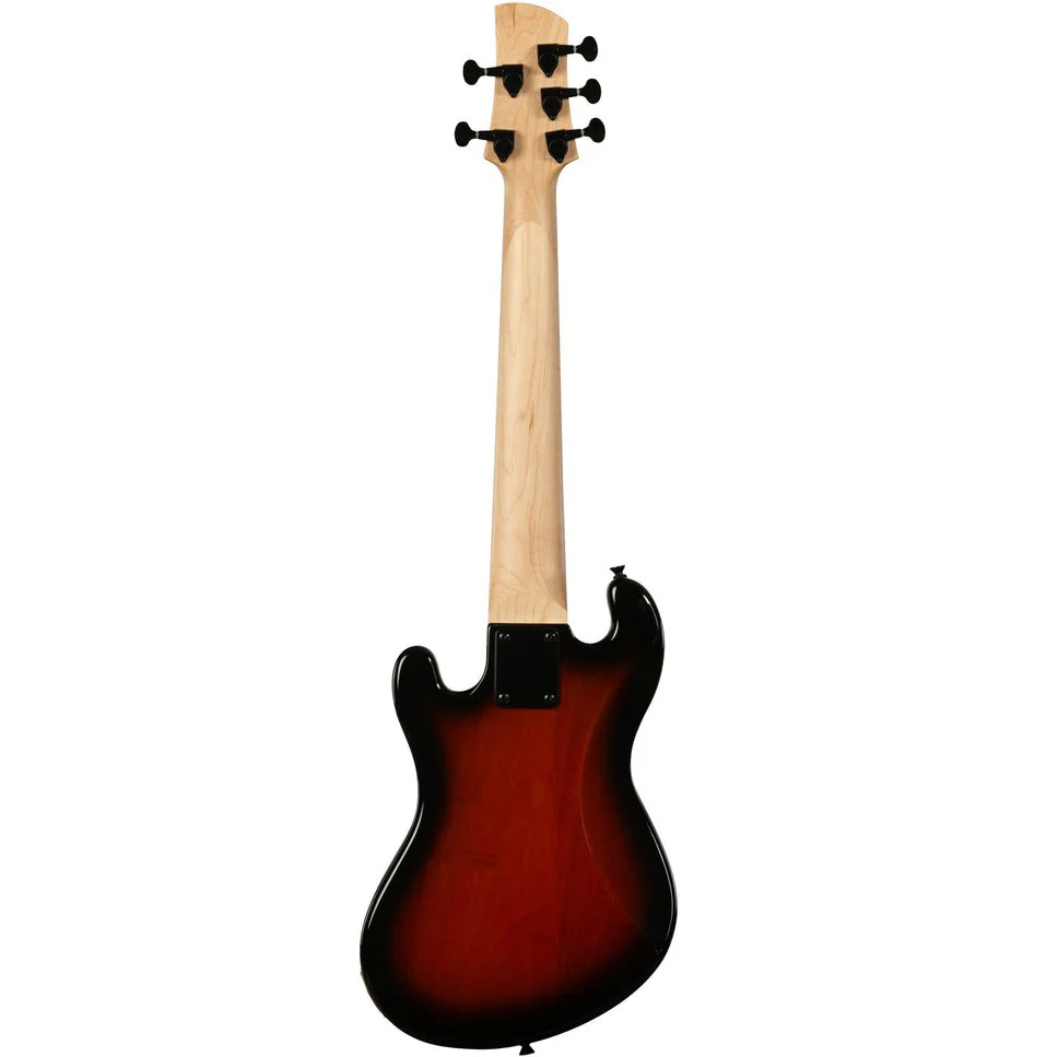 Kala UBASS-SB5-TB-FS Solid Body UBASS, 5-String, Fretted, Tobacco Burst - Image 3