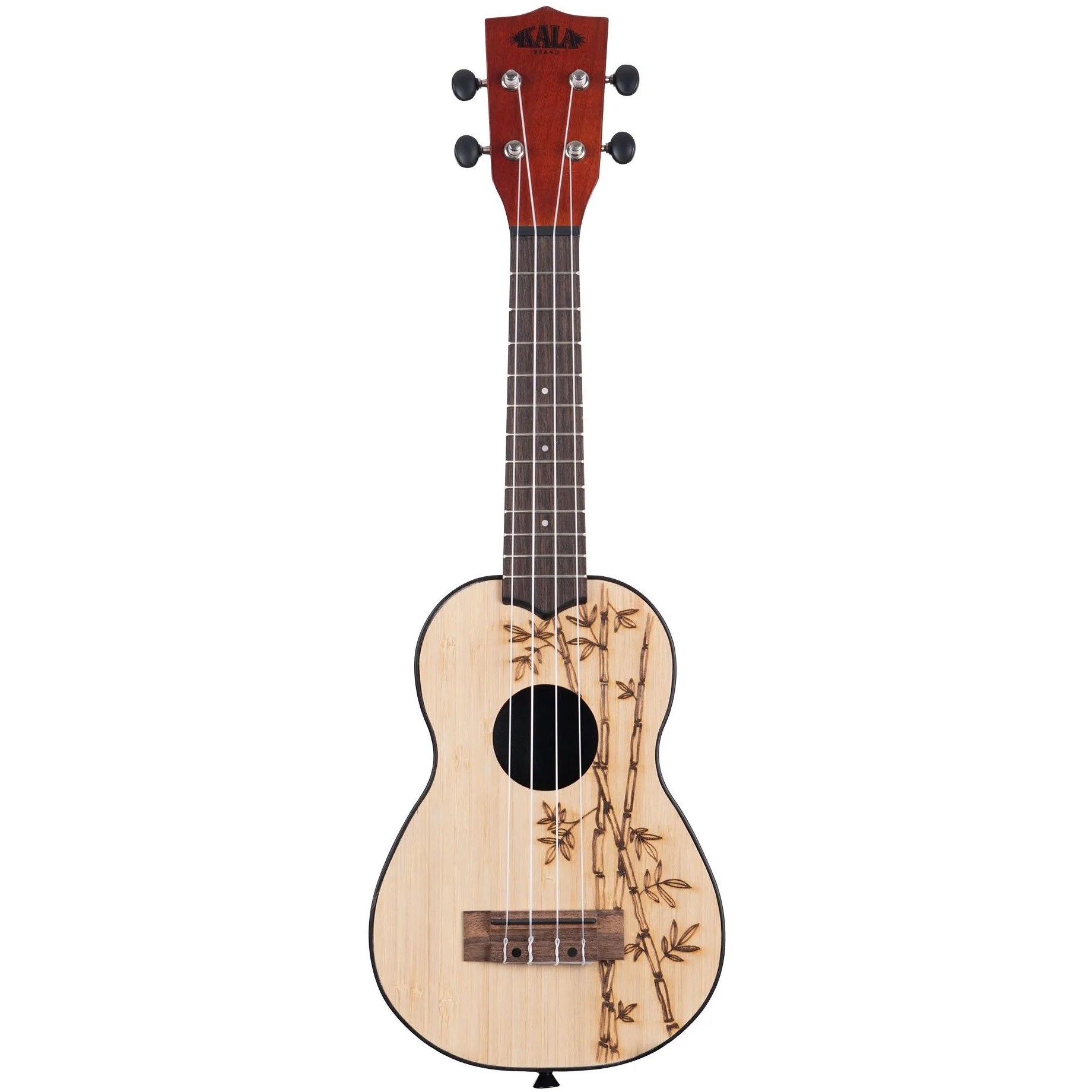 Kala UK-BAMBOO Ukadelic Soprano Ukulele, Solid Bamboo Top