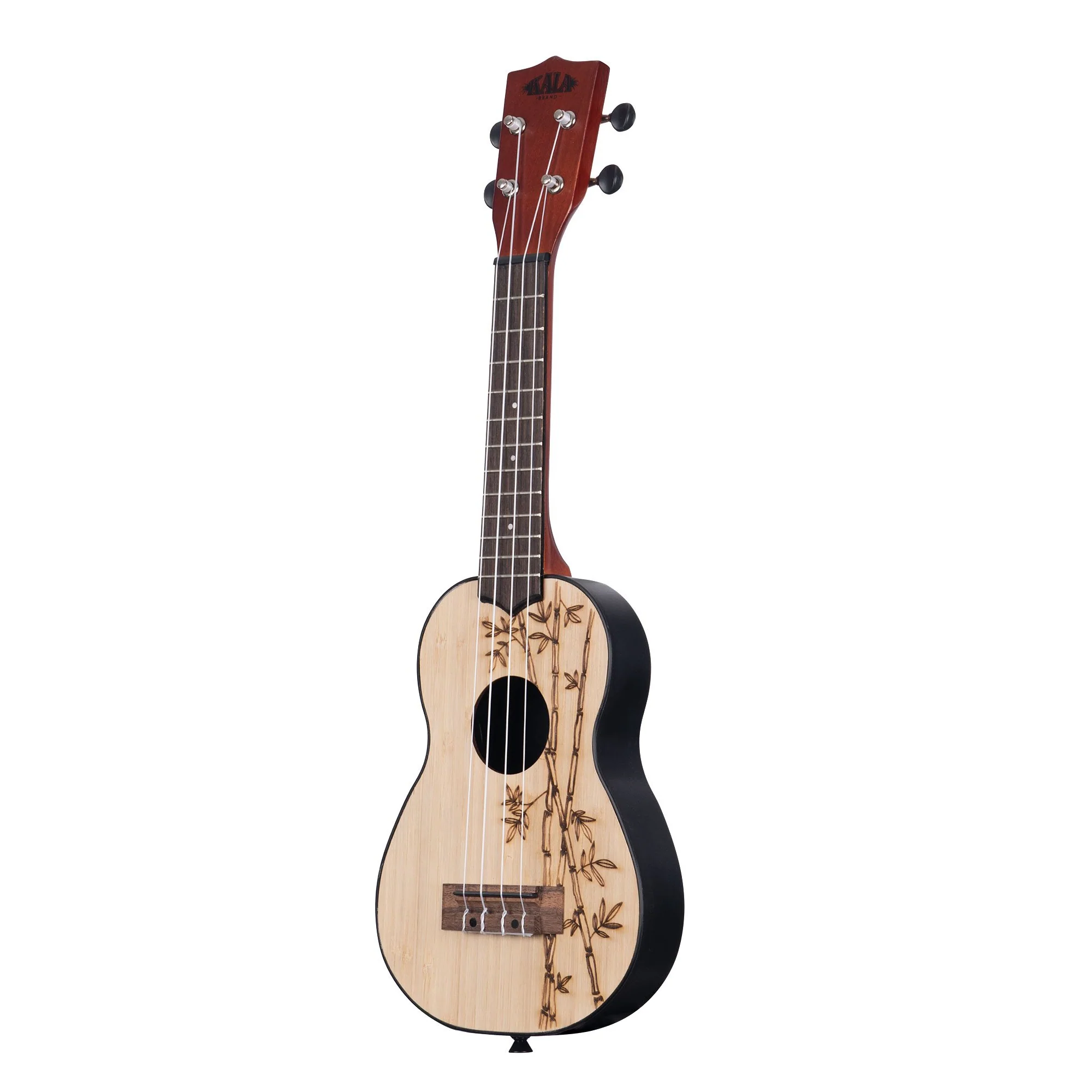 Kala UK-BAMBOO Ukadelic Soprano Ukulele, Solid Bamboo Top - Image 3