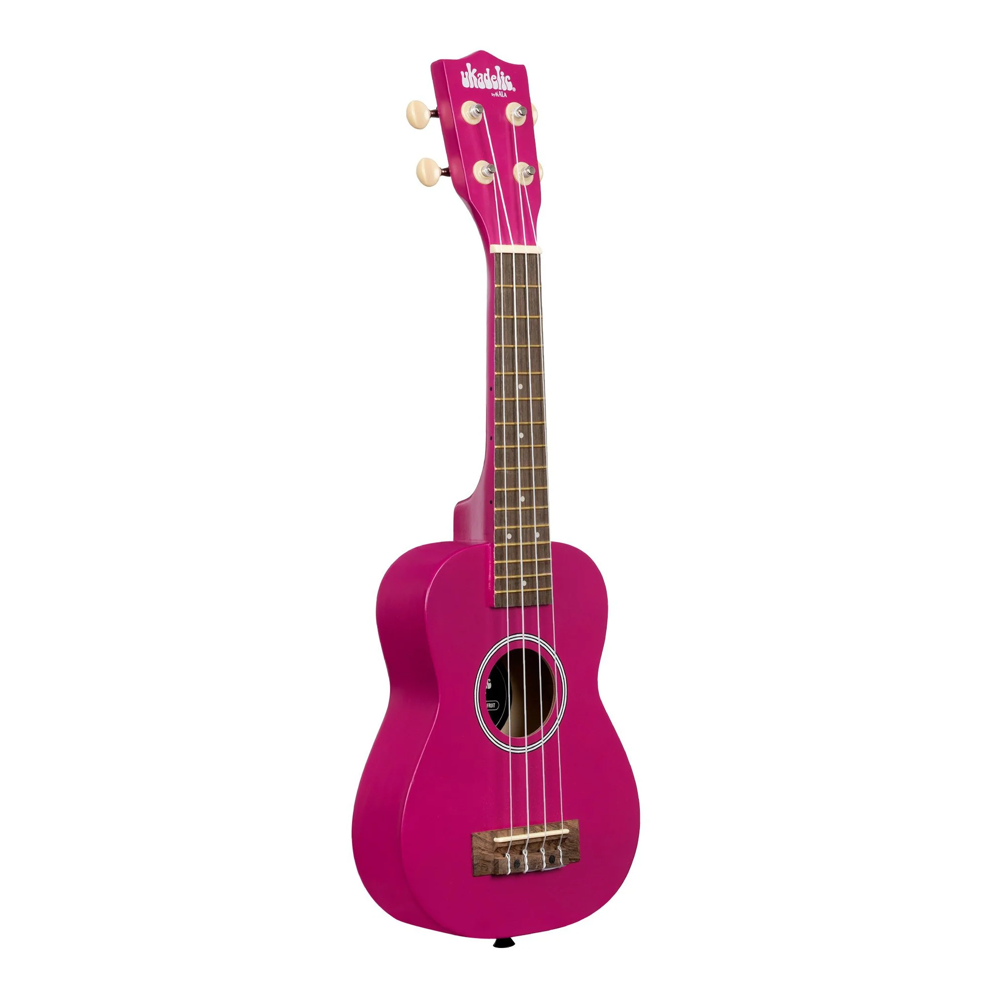 Kala UK-DRAGONFRUIT Ukadelic Soprano Ukulele, Dragonfruit - Image 4