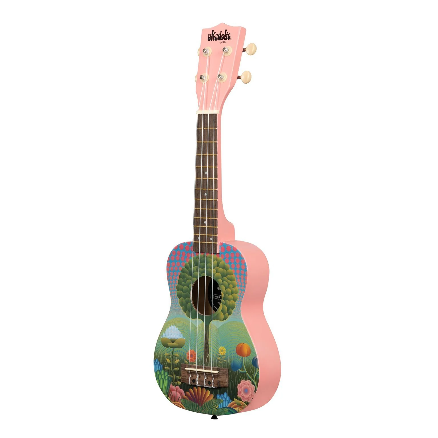 Kala UK-UKETOPIA Ukadelic Soprano Ukulele, Uketopia Graphic - Image 3