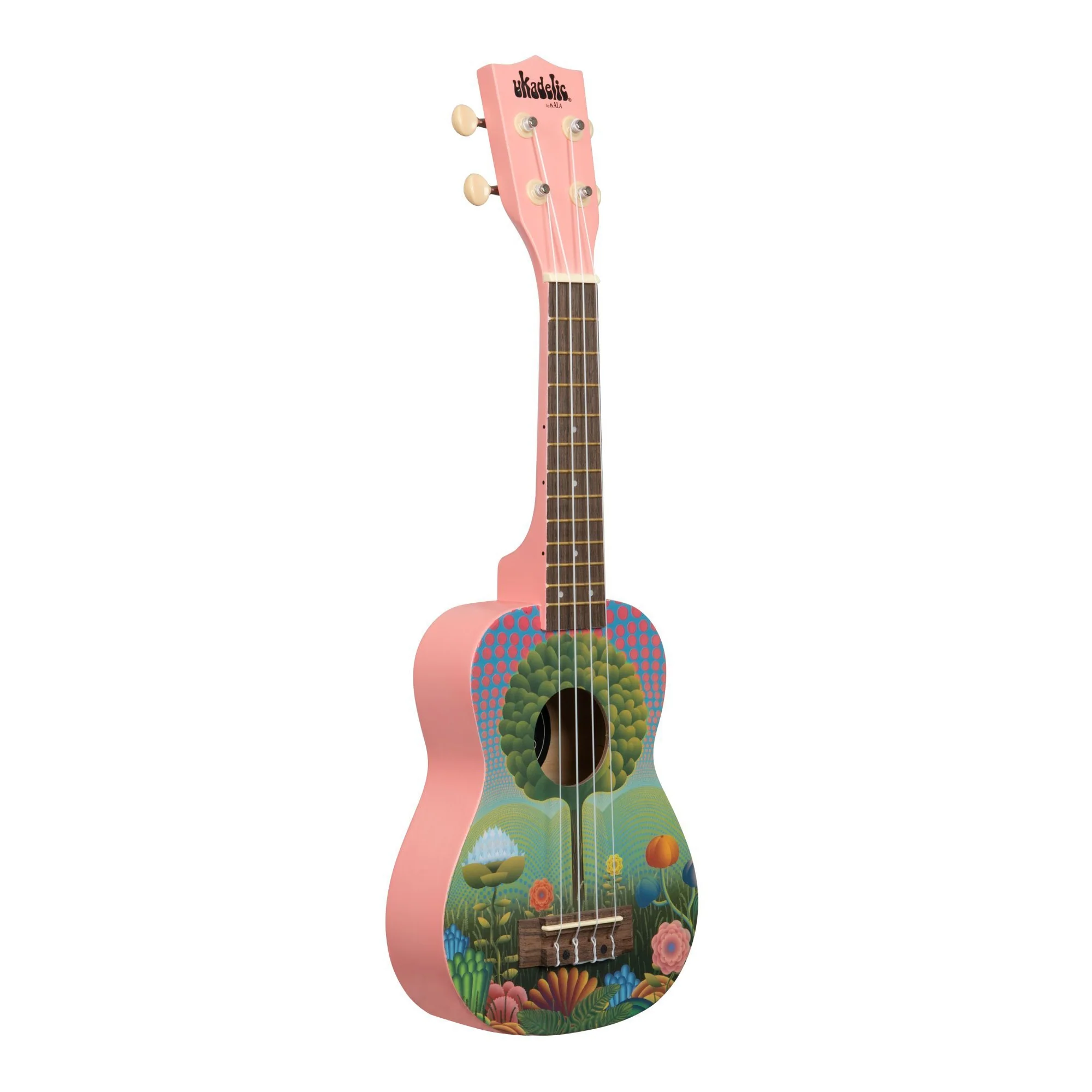 Kala UK-UKETOPIA Ukadelic Soprano Ukulele, Uketopia Graphic - Image 4