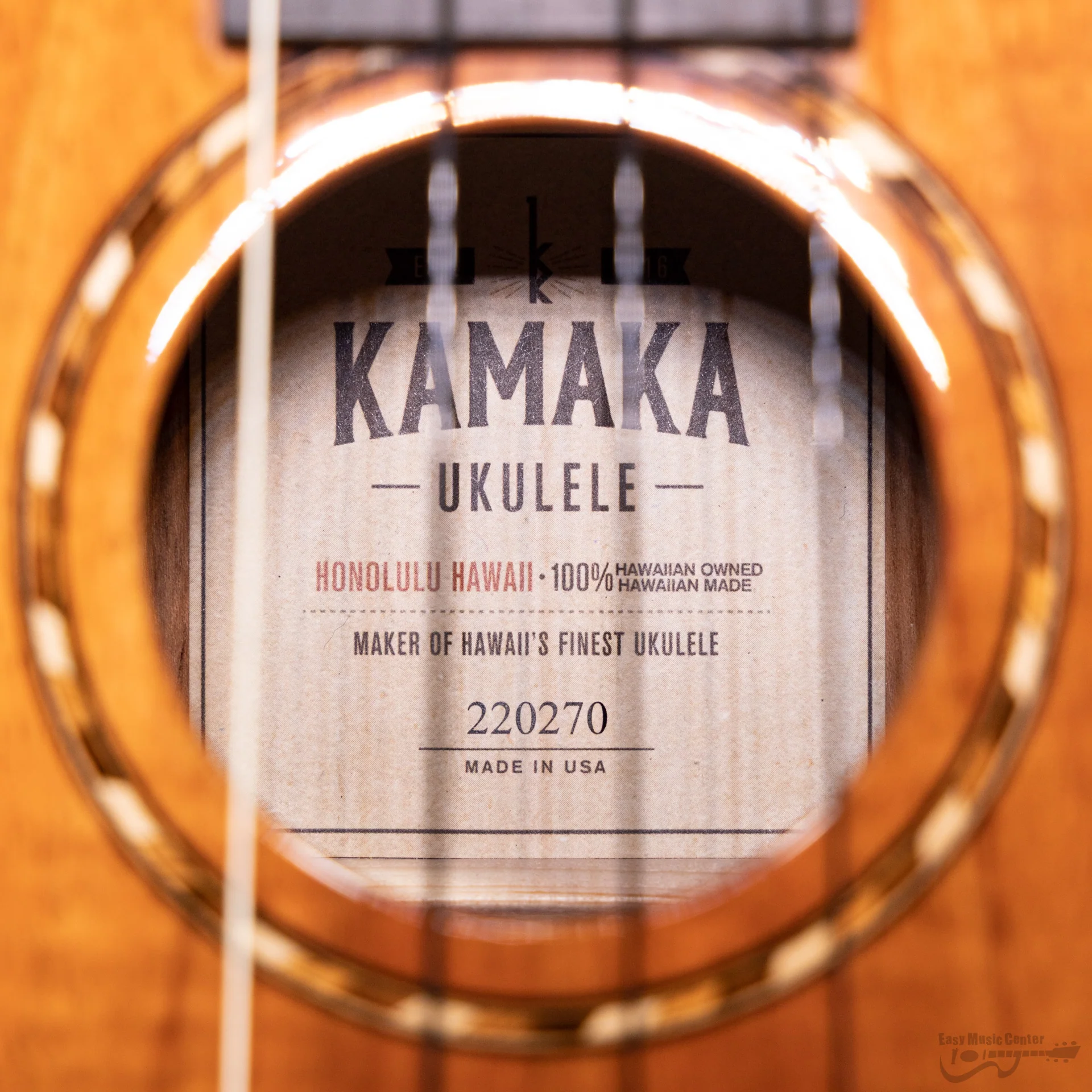Kamaka HB-2D Concert Bell Shape Deluxe "Ohta-san" Koa Ukulele (#220270) - Image 9