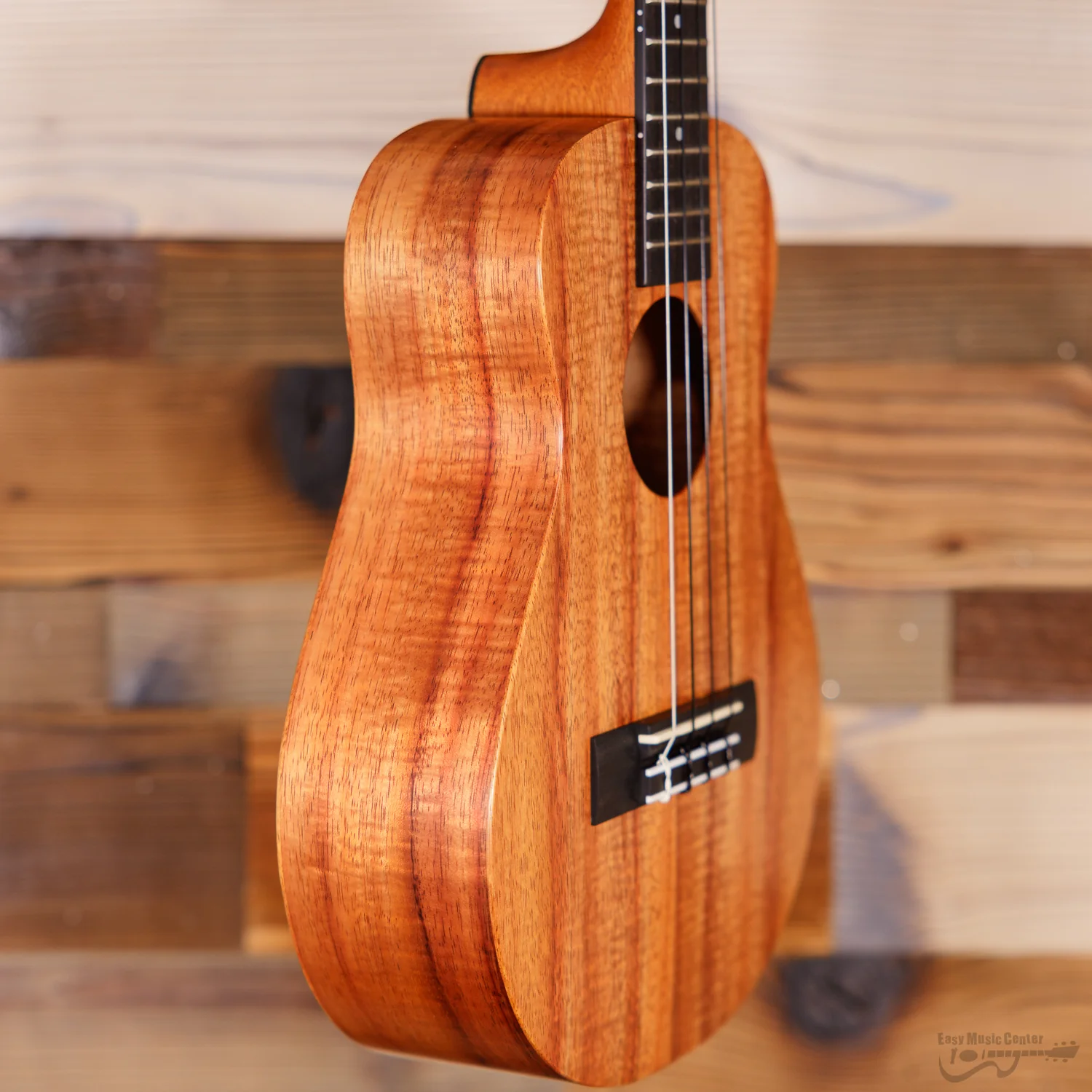Kamaka HB-3FE Hawaiian Handmade Koa Tenor Bell Shape Ukulele (#250712) - Image 5
