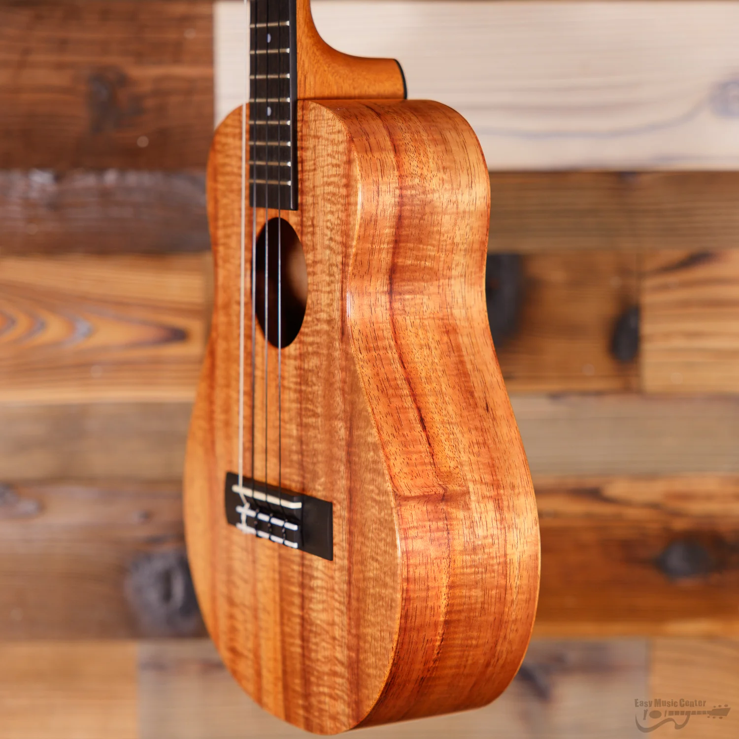 Kamaka HB-3FE Hawaiian Handmade Koa Tenor Bell Shape Ukulele (#250712) - Image 6