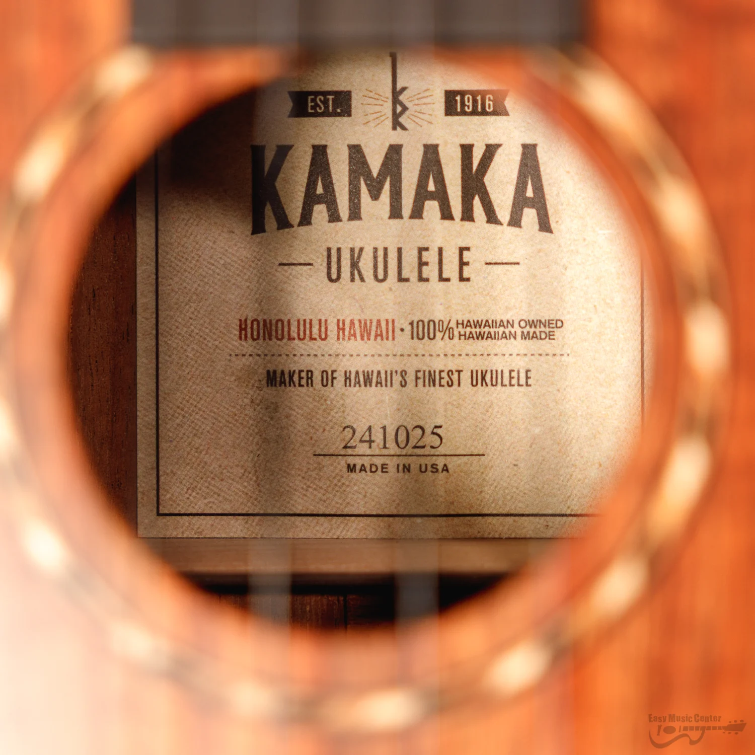 Kamaka HF-2DI Slotted Deluxe Koa Concert Ukulele (#241025) - Image 10