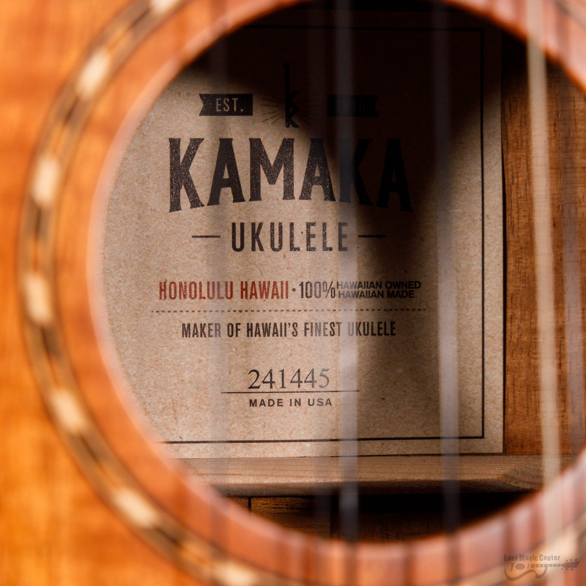 Kamaka HF-36D Deluxe Koa 6-String Tenor Ukulele (#241445) - Image 14