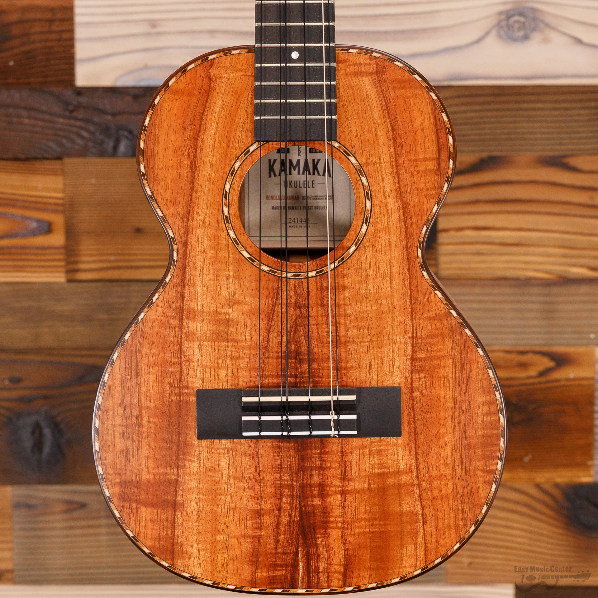 Kamaka HF-36D Deluxe Koa 6-String Tenor Ukulele (#241445) - Image 3