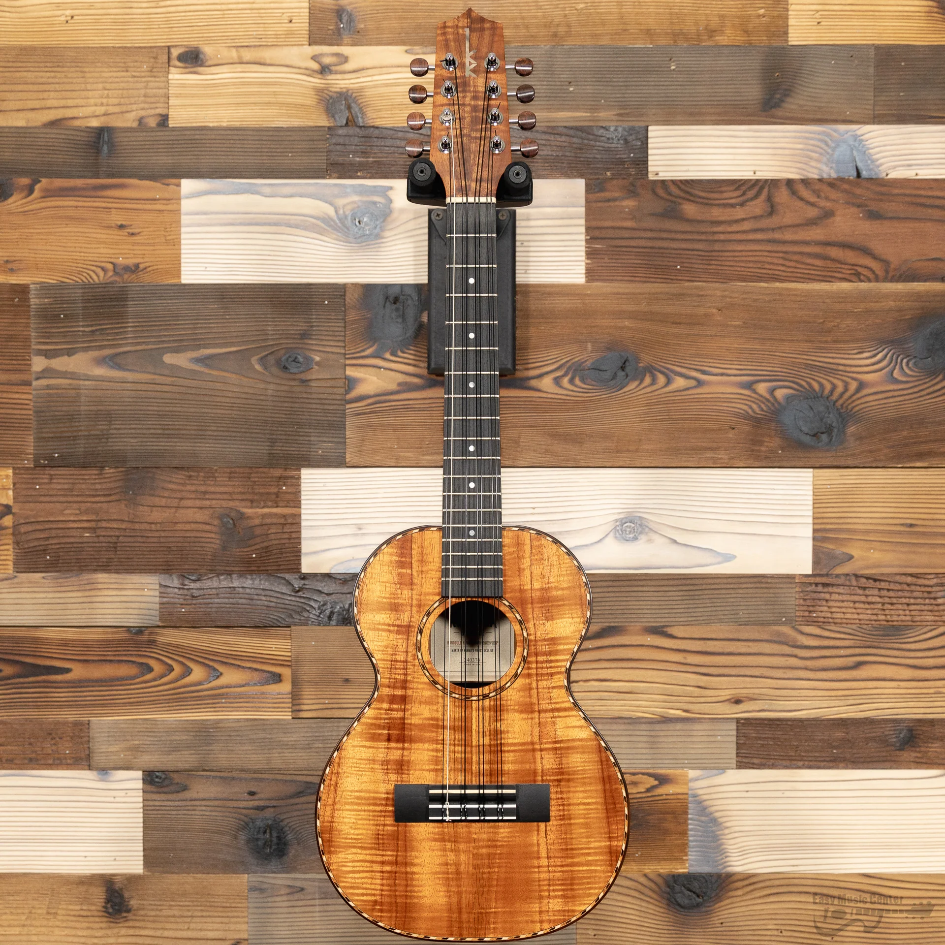 Kamaka HF-38D Deluxe Koa 8-String Tenor Ukulele (#240376)