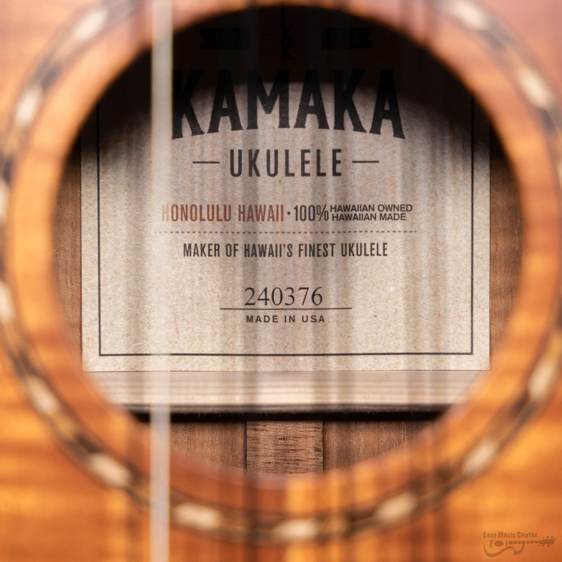 Kamaka HF-38D Deluxe Koa 8-String Tenor Ukulele (#240376) - Image 10