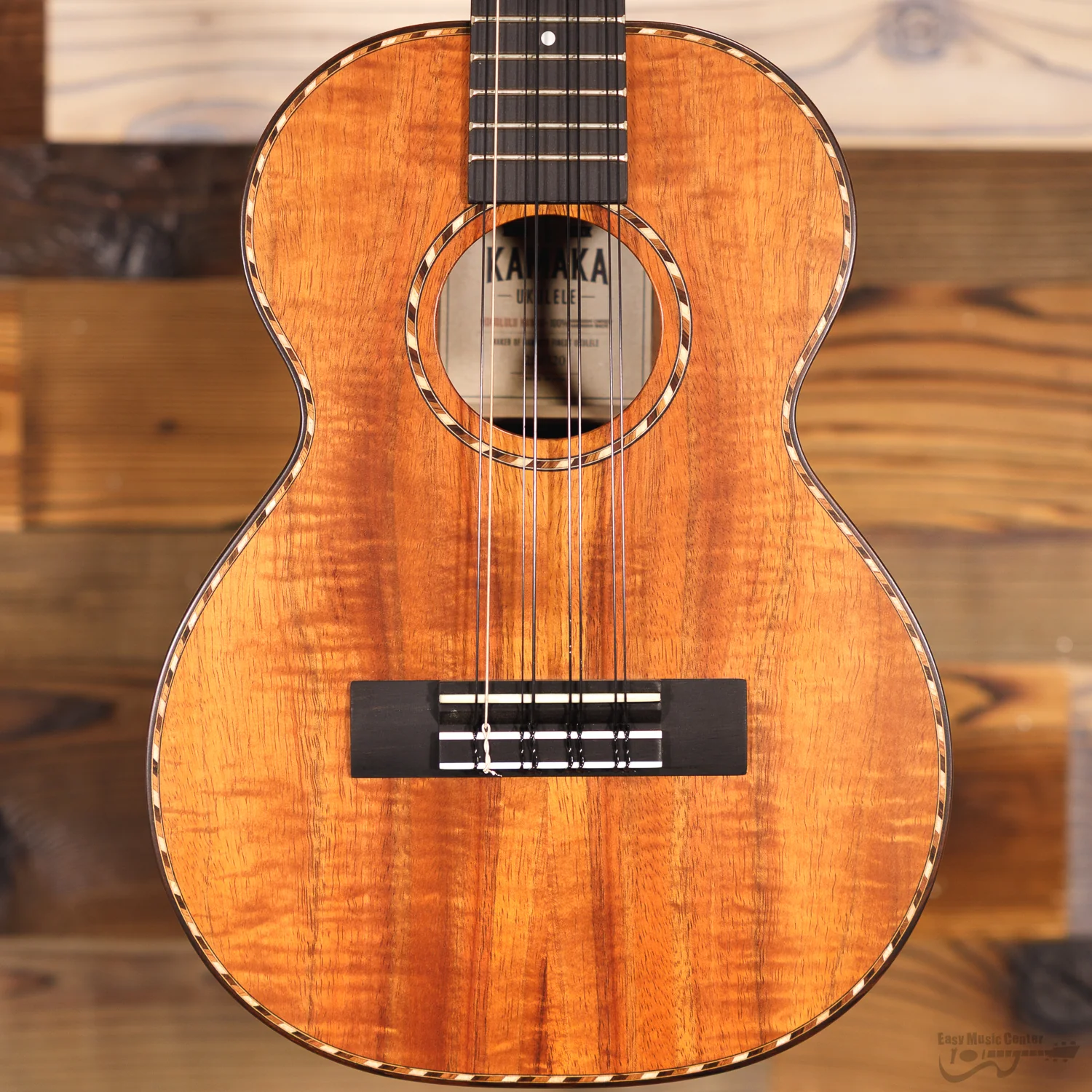 Kamaka HF-38D Deluxe Koa 8-String Tenor Ukulele (#250320) - Image 3