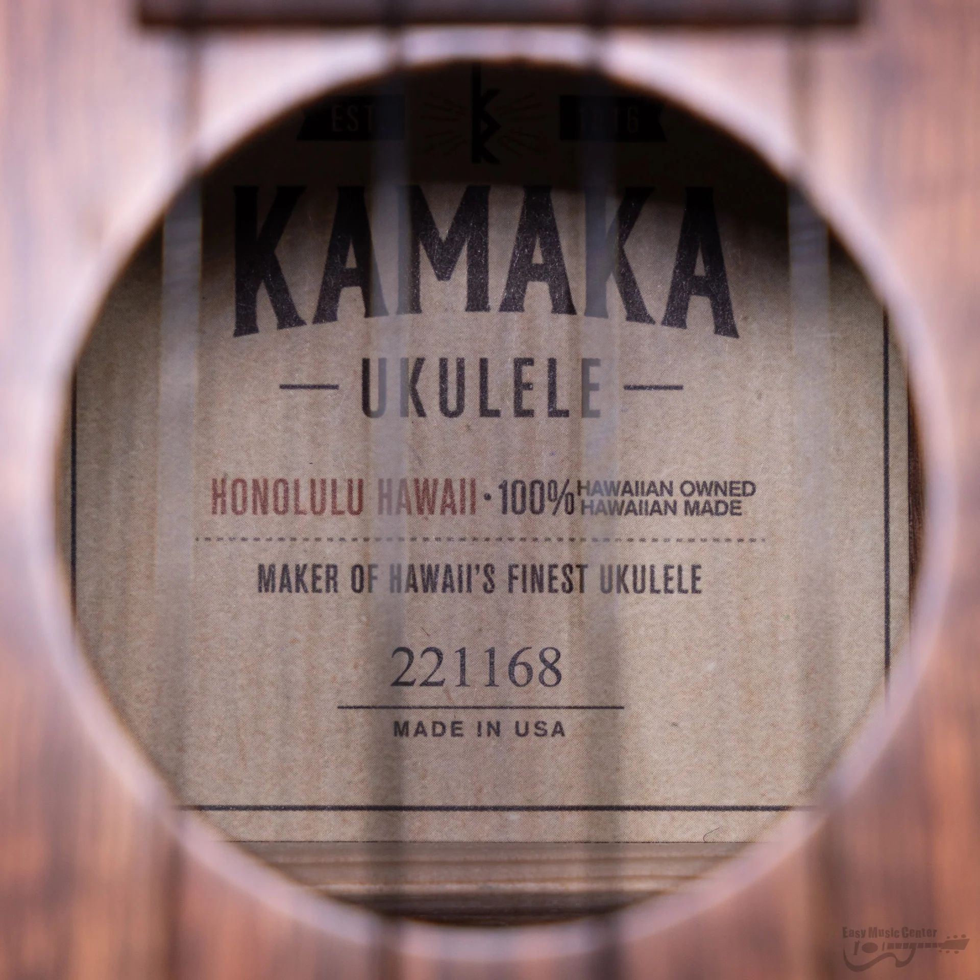 Kamaka HF2 Koa Concert Ukulele (#221168) - Image 9